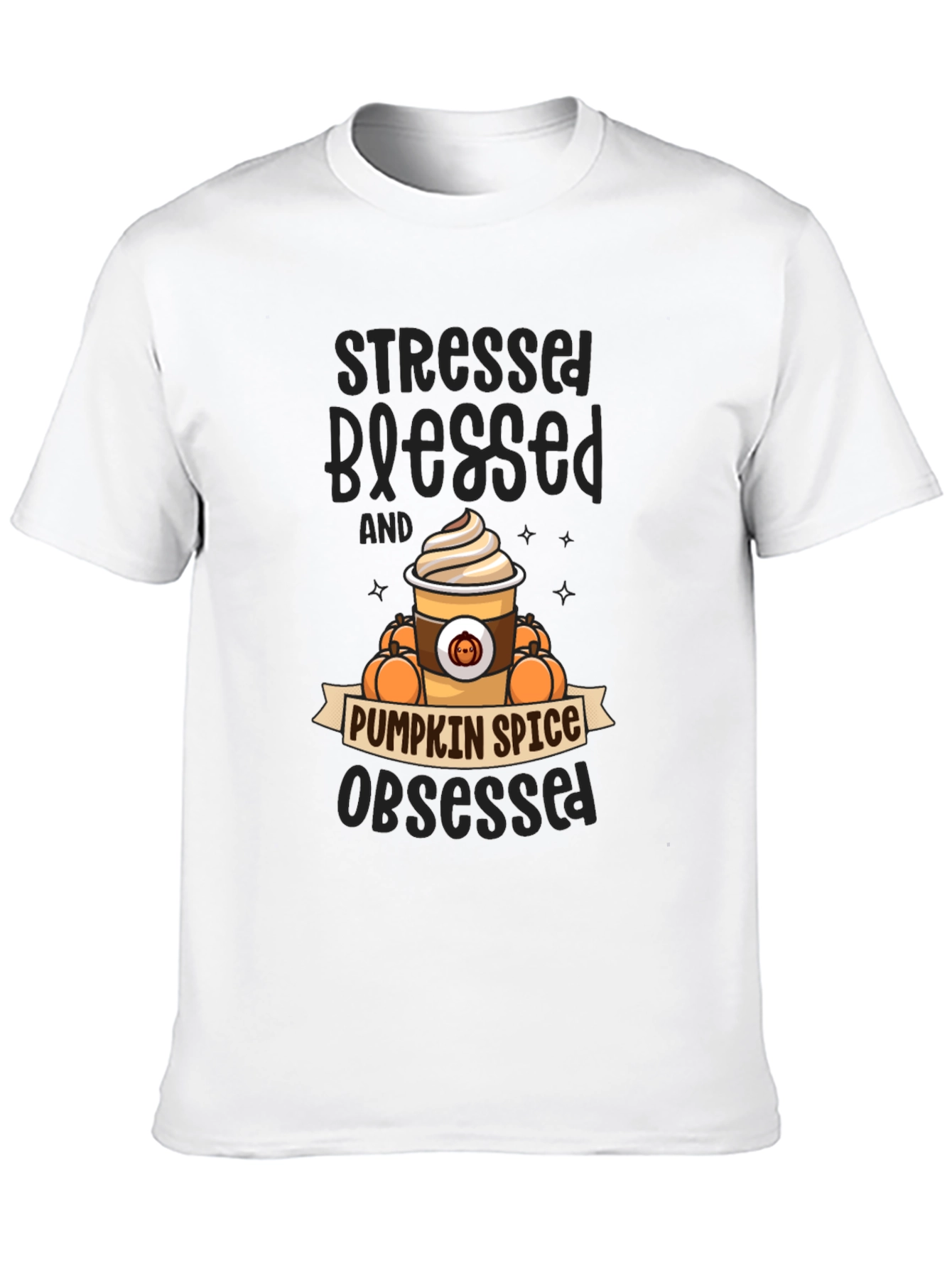 Pumpkin Spice Obsessed Graphic Tee - Fall Vibes