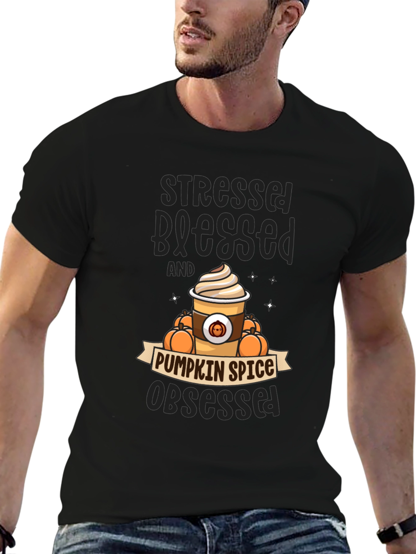 Pumpkin Spice Obsessed Graphic Tee - Fall Vibes