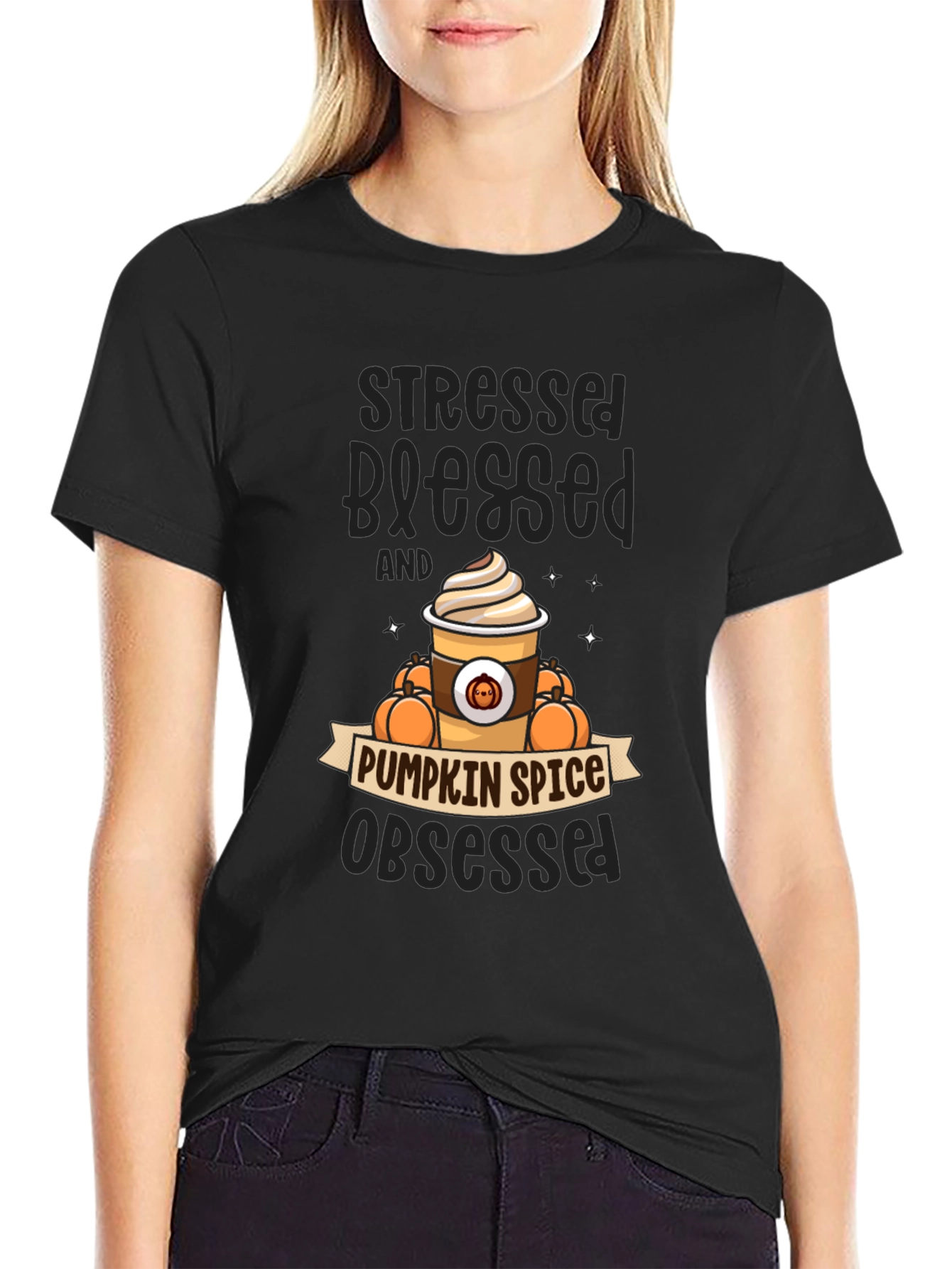 Pumpkin Spice Obsessed Graphic Tee - Fall Vibes