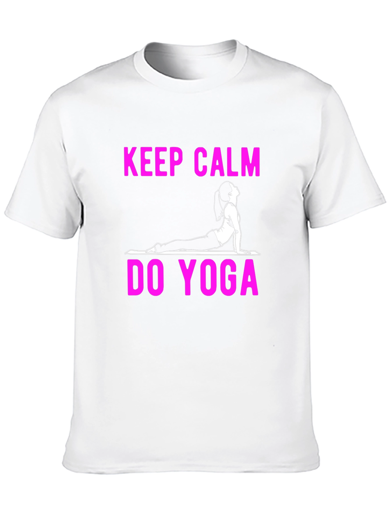Keep Calm Do Yoga Graphic T-Shirt