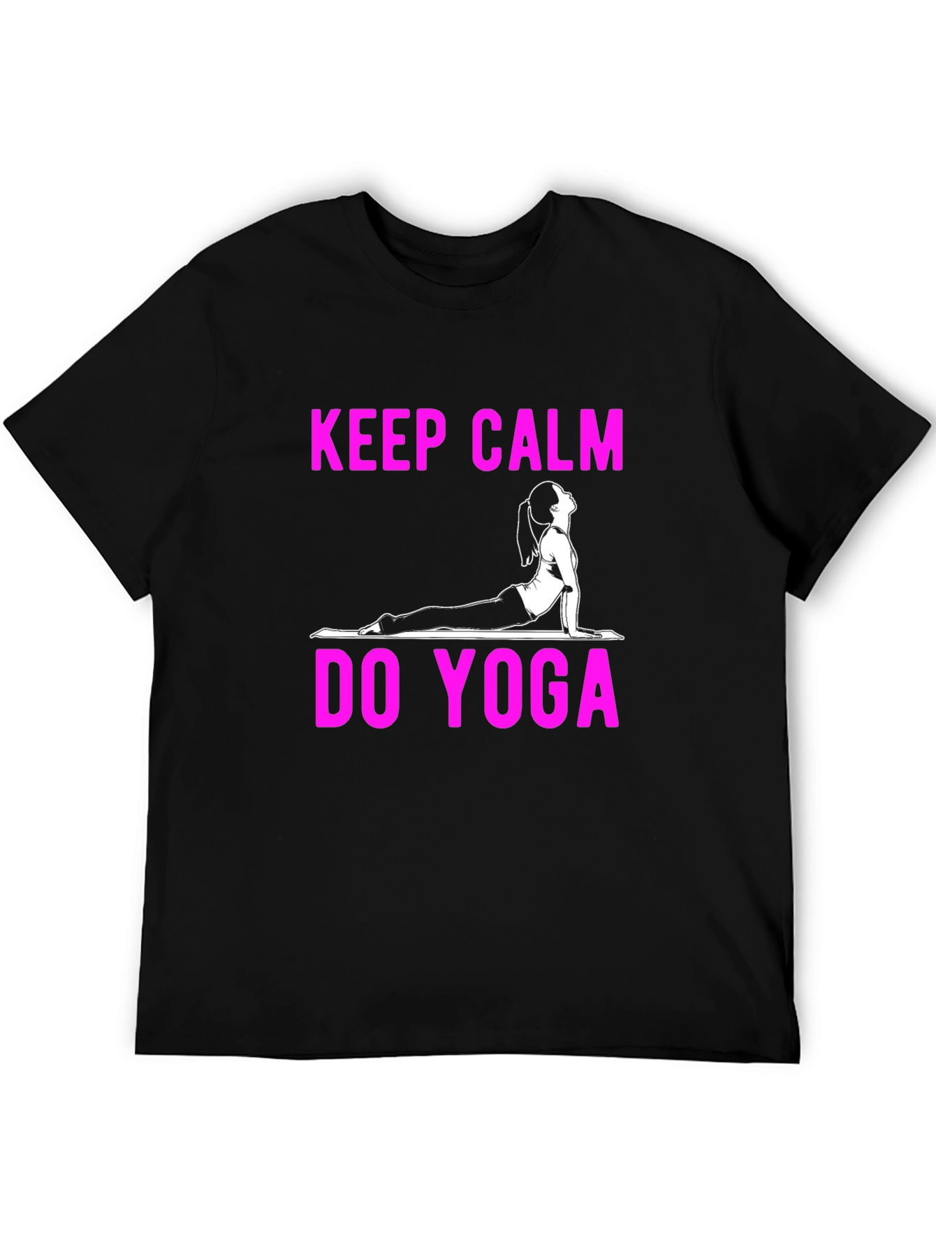 Keep Calm Do Yoga Graphic T-Shirt