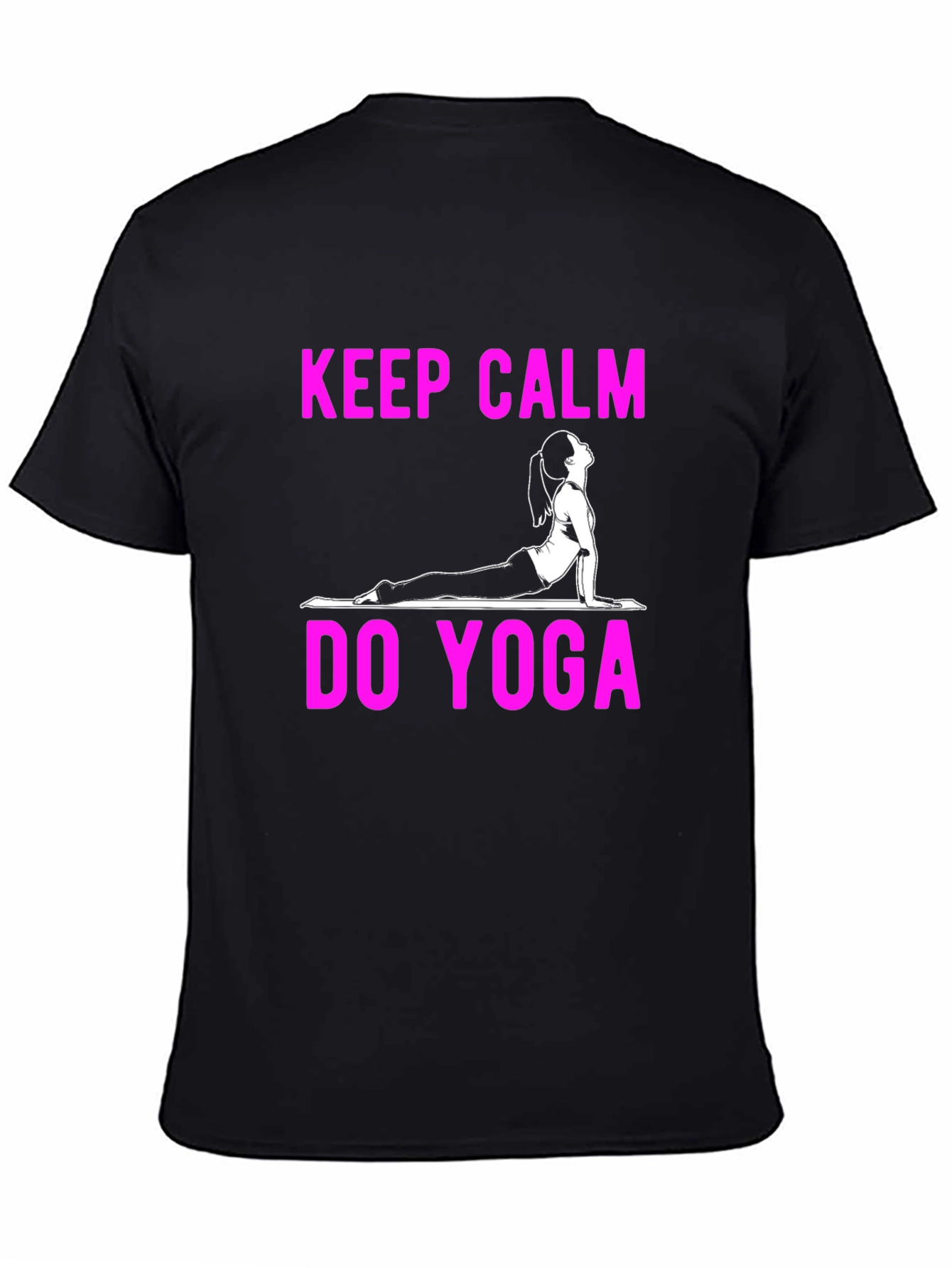Keep Calm Do Yoga Graphic T-Shirt