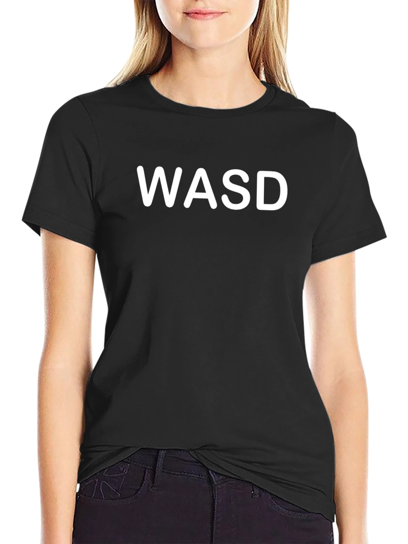 WASD Gaming T-Shirt - Black Classic Gamer Style