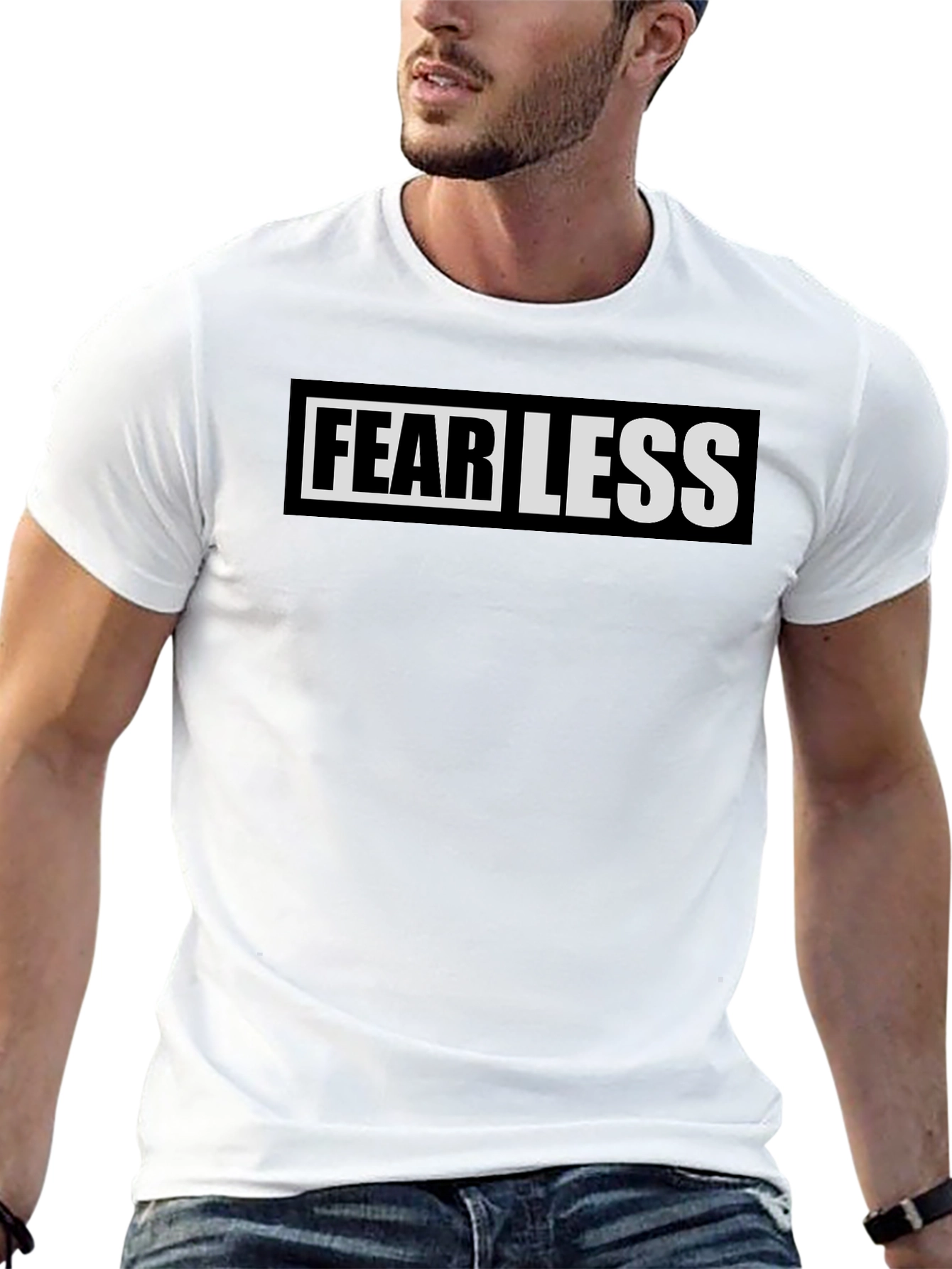 Fearless Black Graphic Tee