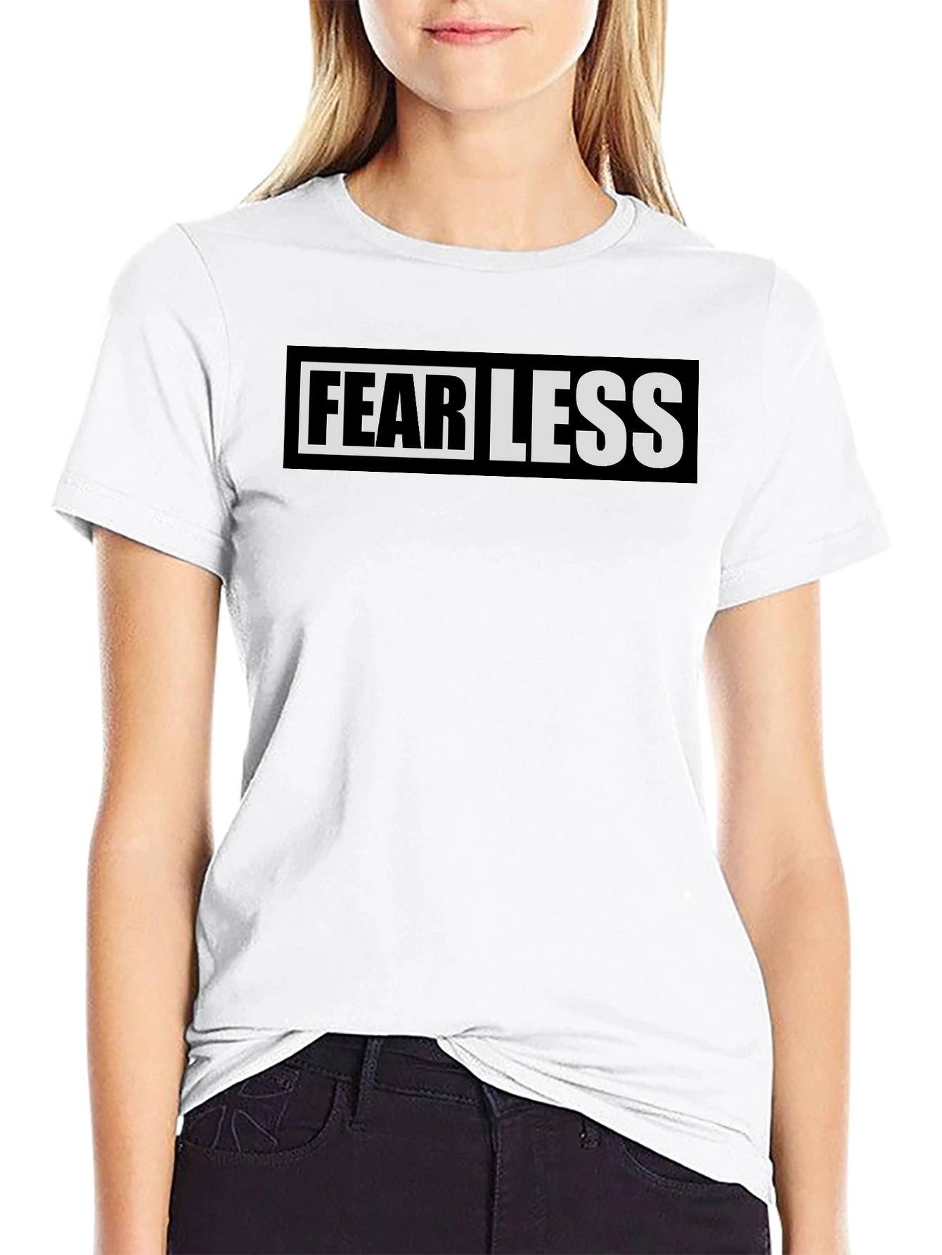 Fearless Black Graphic Tee