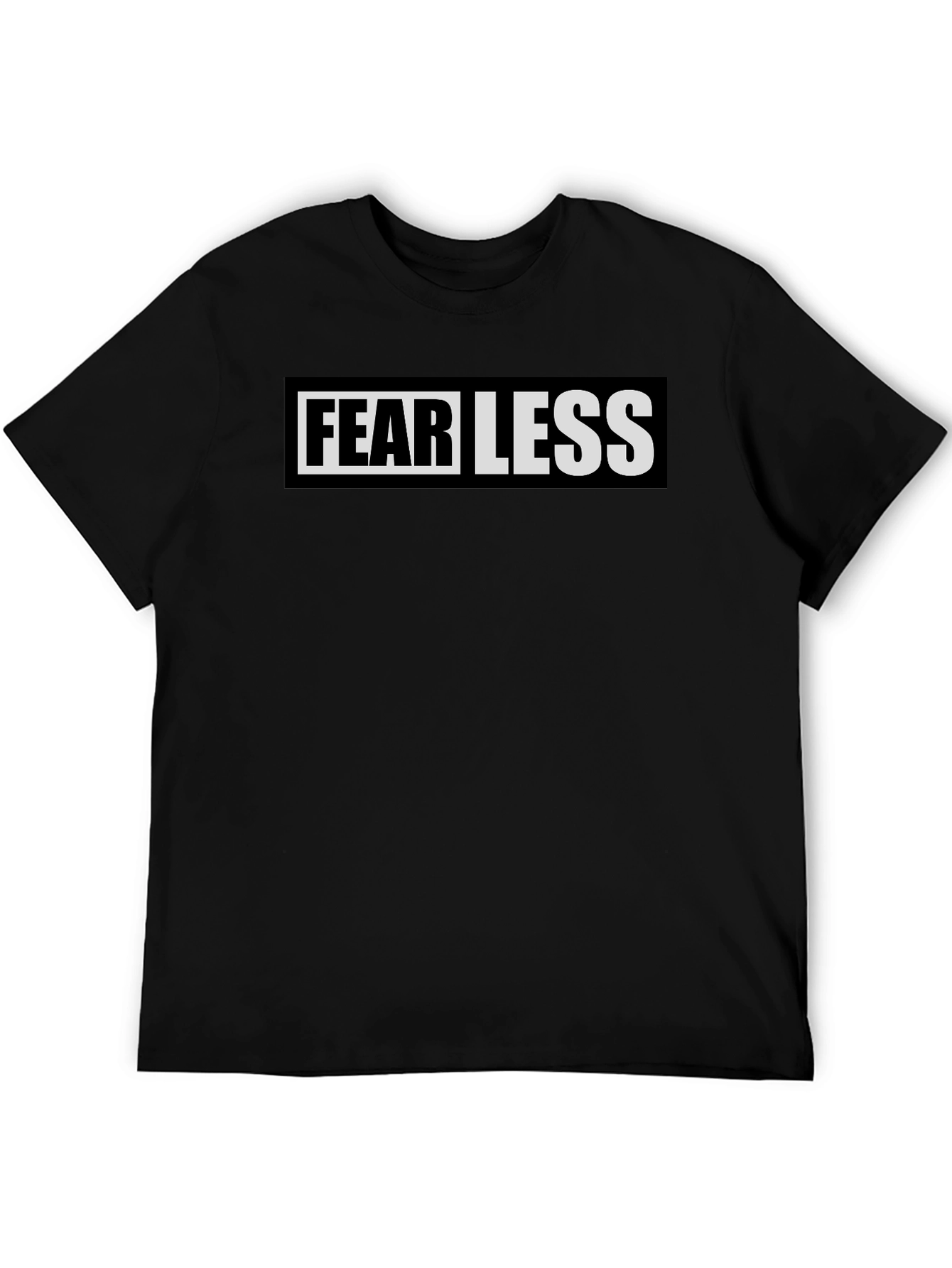 Fearless Black Graphic Tee