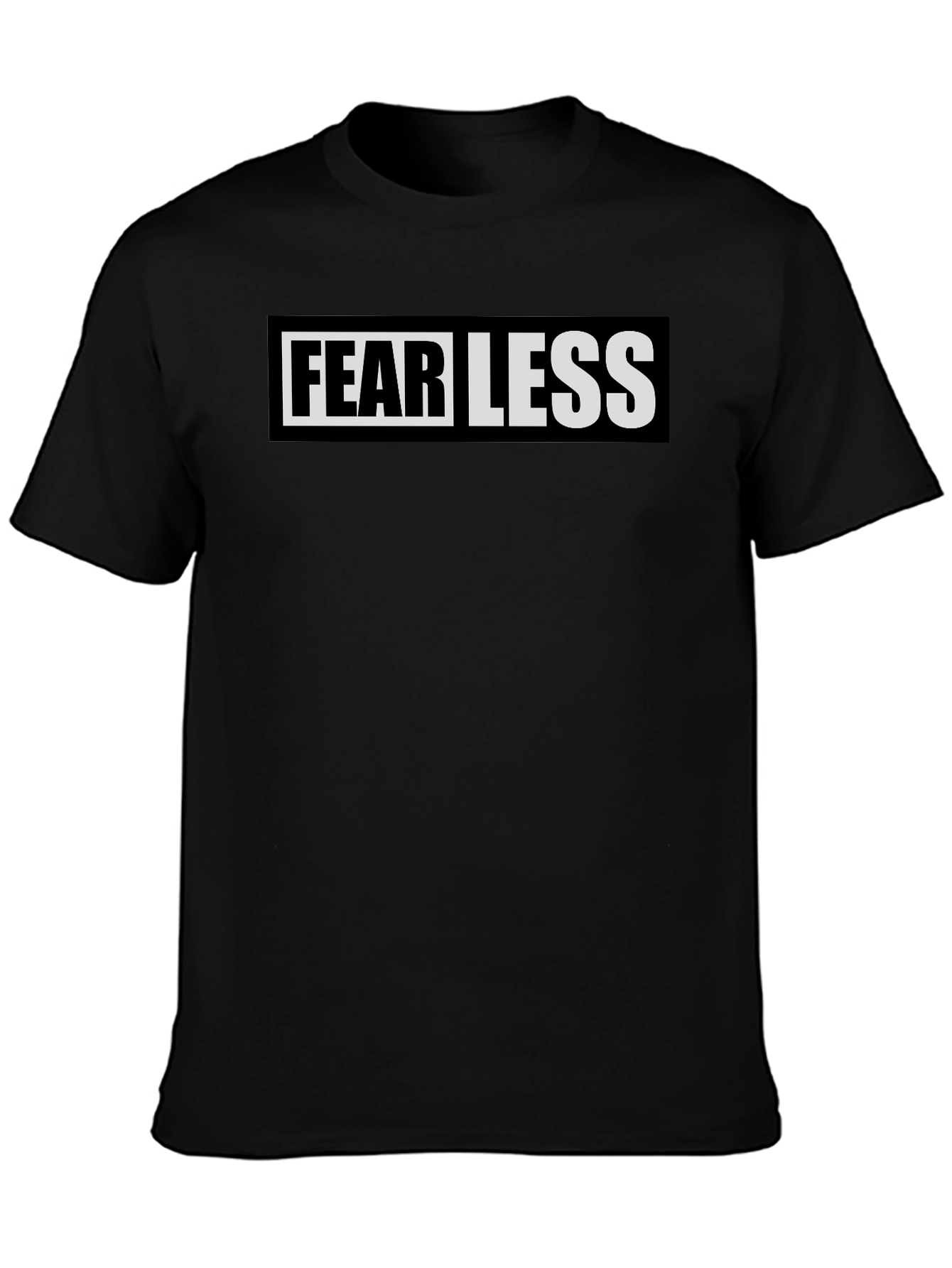 Fearless Black Graphic Tee