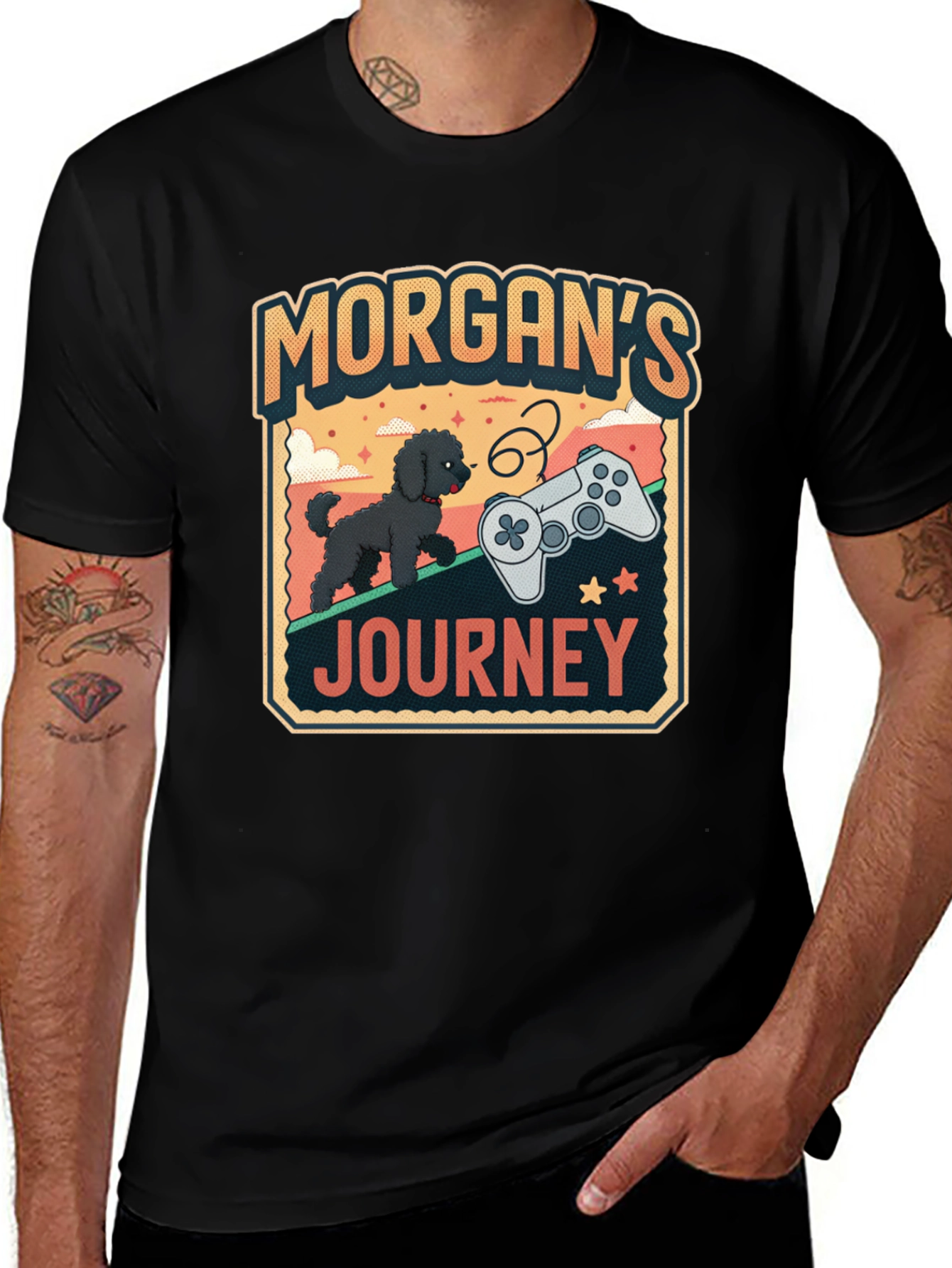 Morgans Journey Gaming T-Shirt - Black Cotton Tee