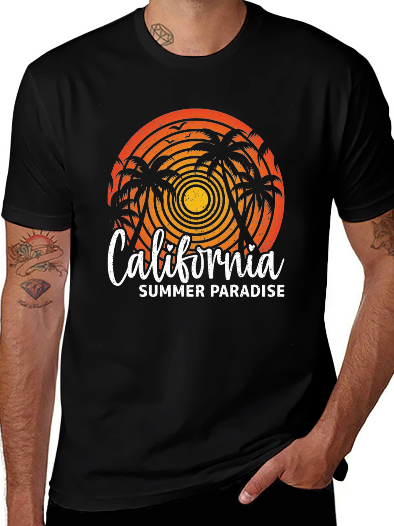 California Summer Paradise Graphic Tee