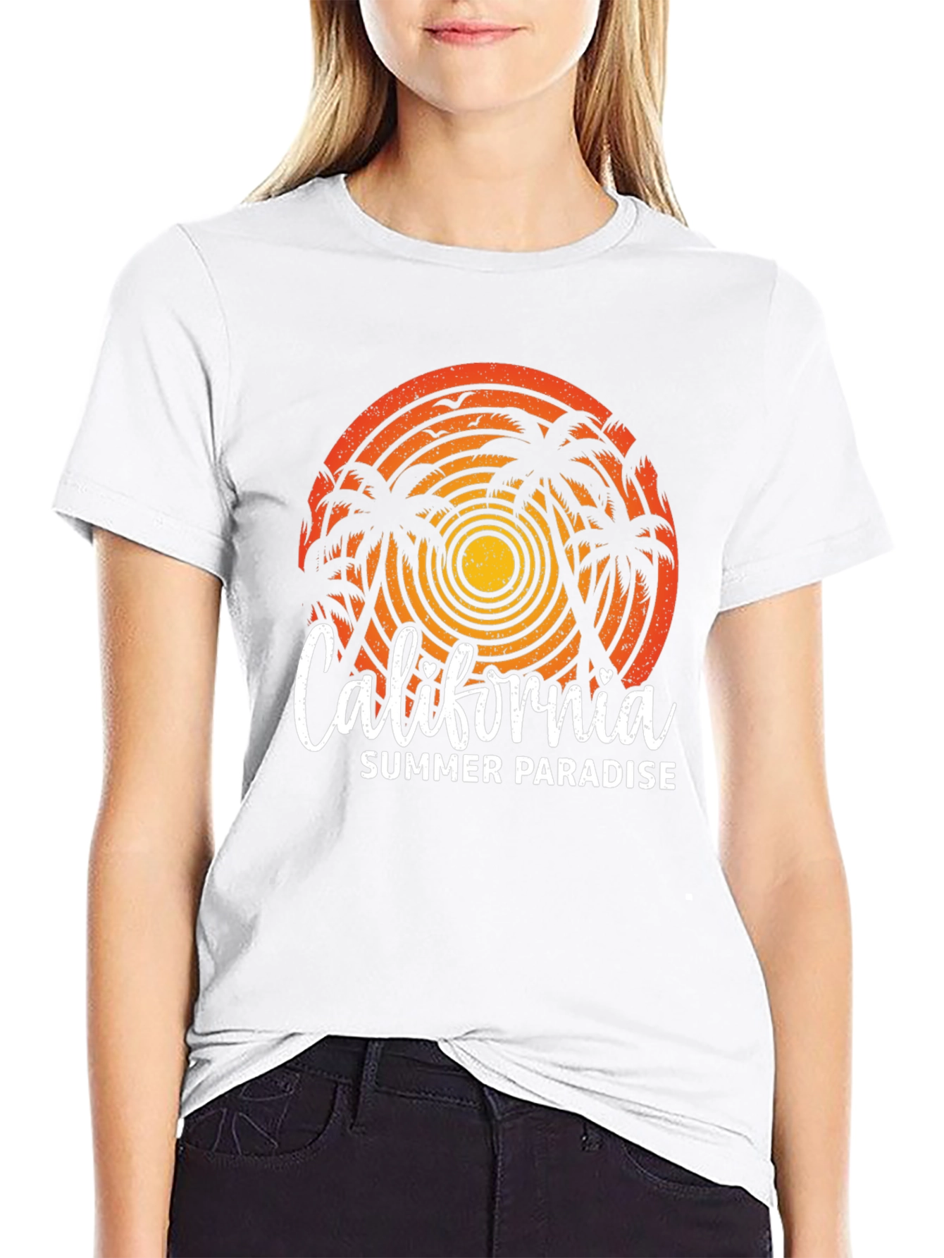 California Summer Paradise Graphic Tee