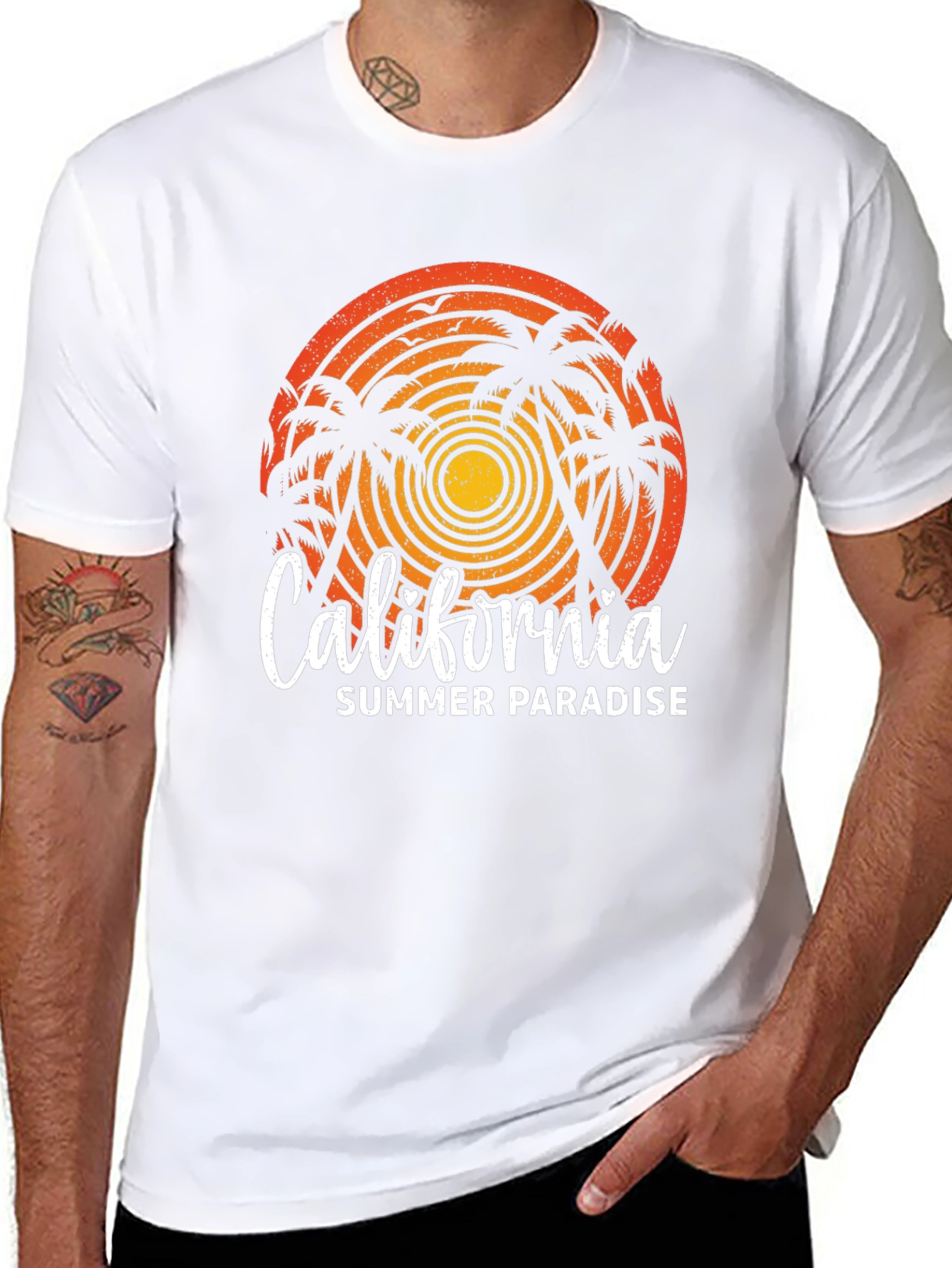 California Summer Paradise Graphic Tee