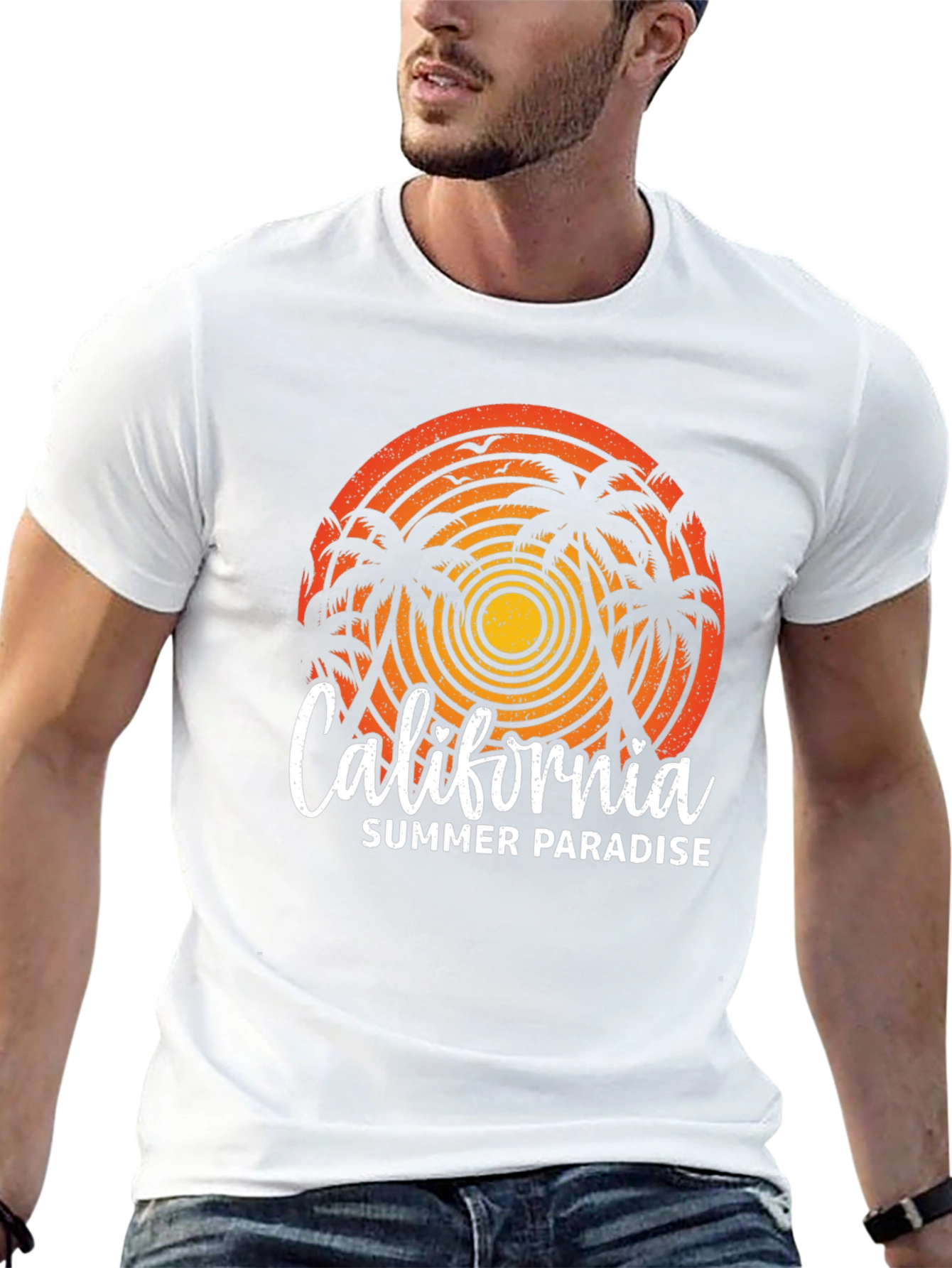 California Summer Paradise Graphic Tee