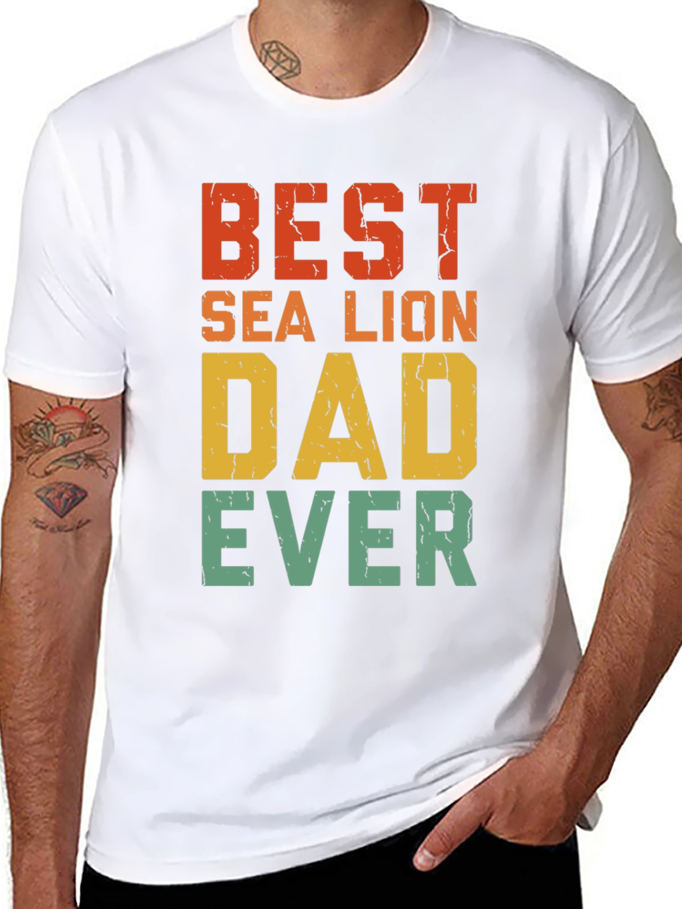 Best Sea Lion Dad Ever T-Shirt
