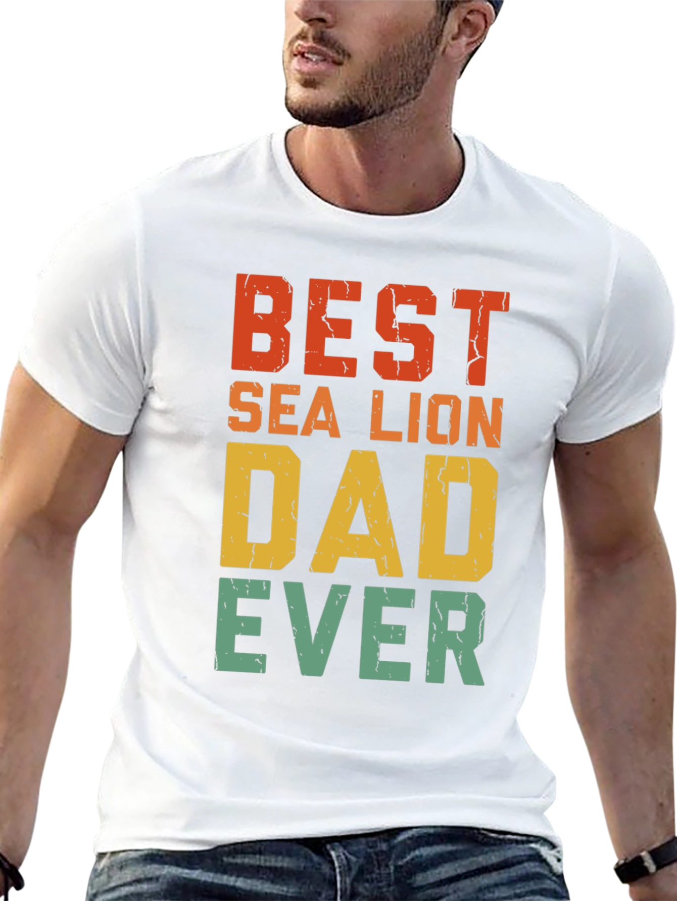Best Sea Lion Dad Ever T-Shirt