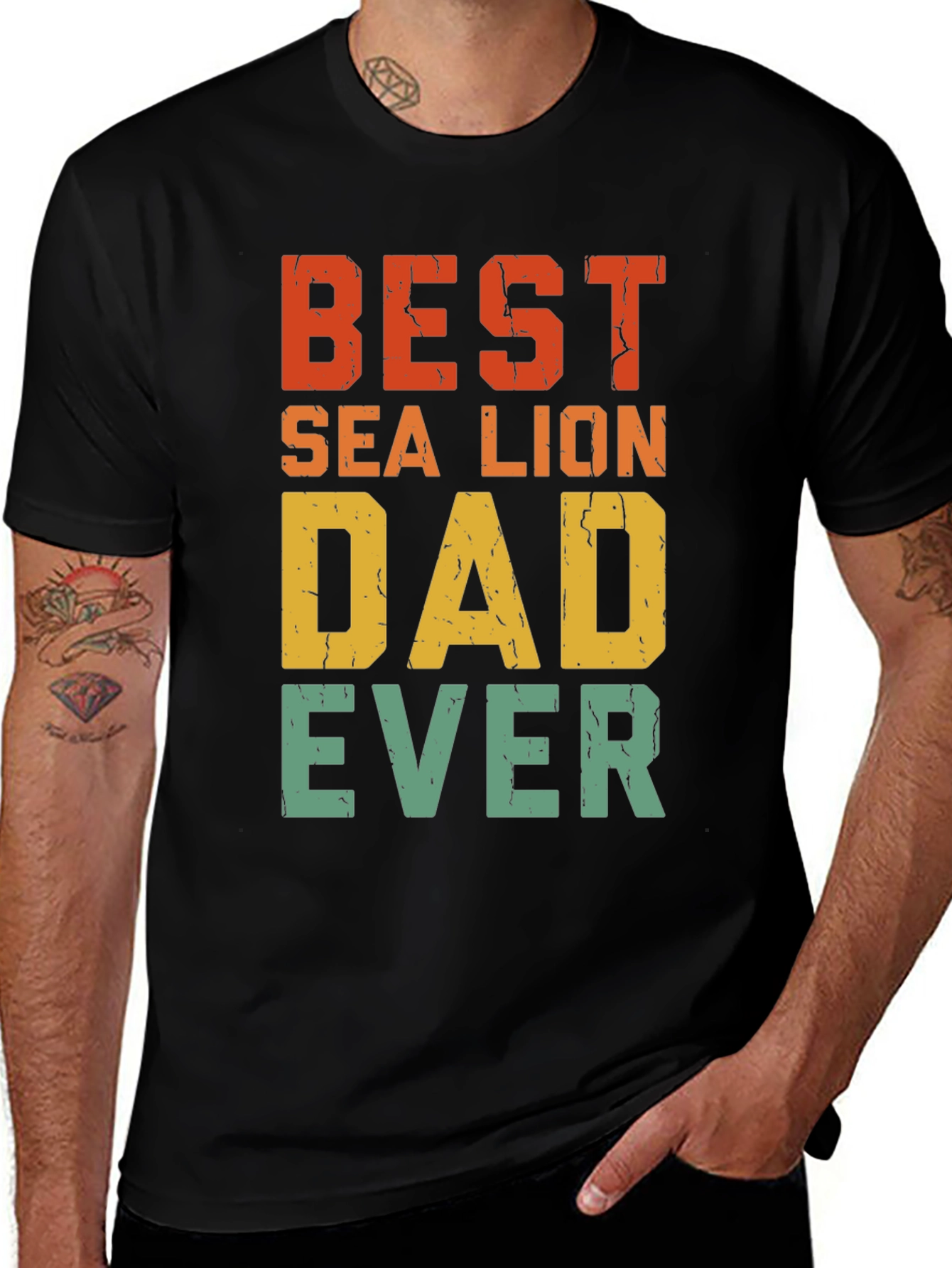 Best Sea Lion Dad Ever T-Shirt