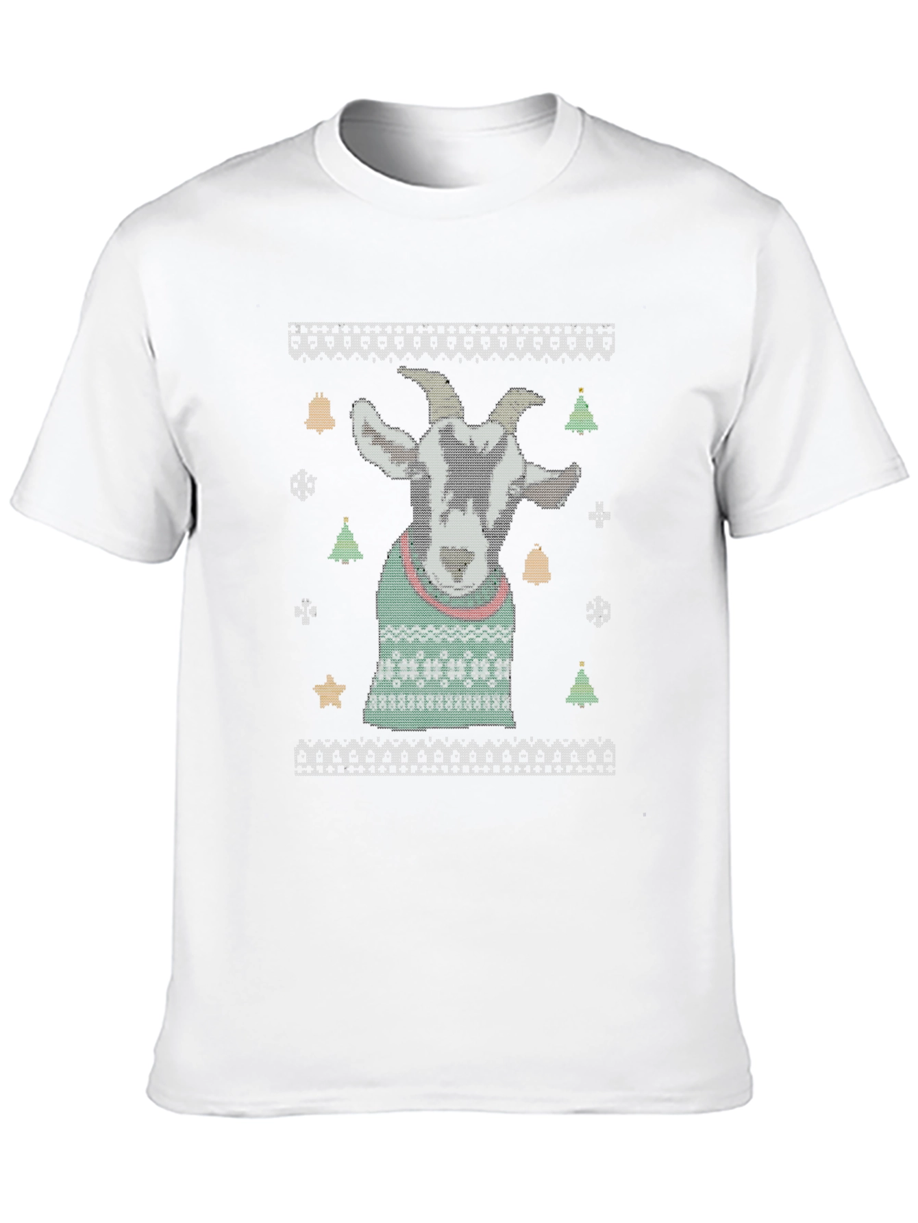 Goat Ugly Christmas Sweater T-Shirt