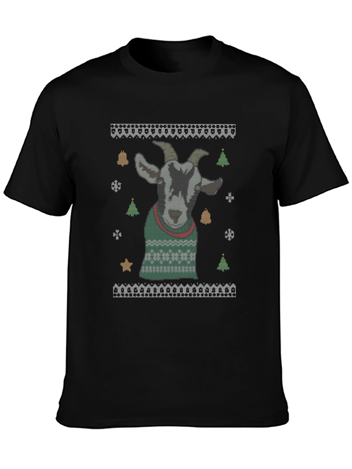 Goat Ugly Christmas Sweater T-Shirt