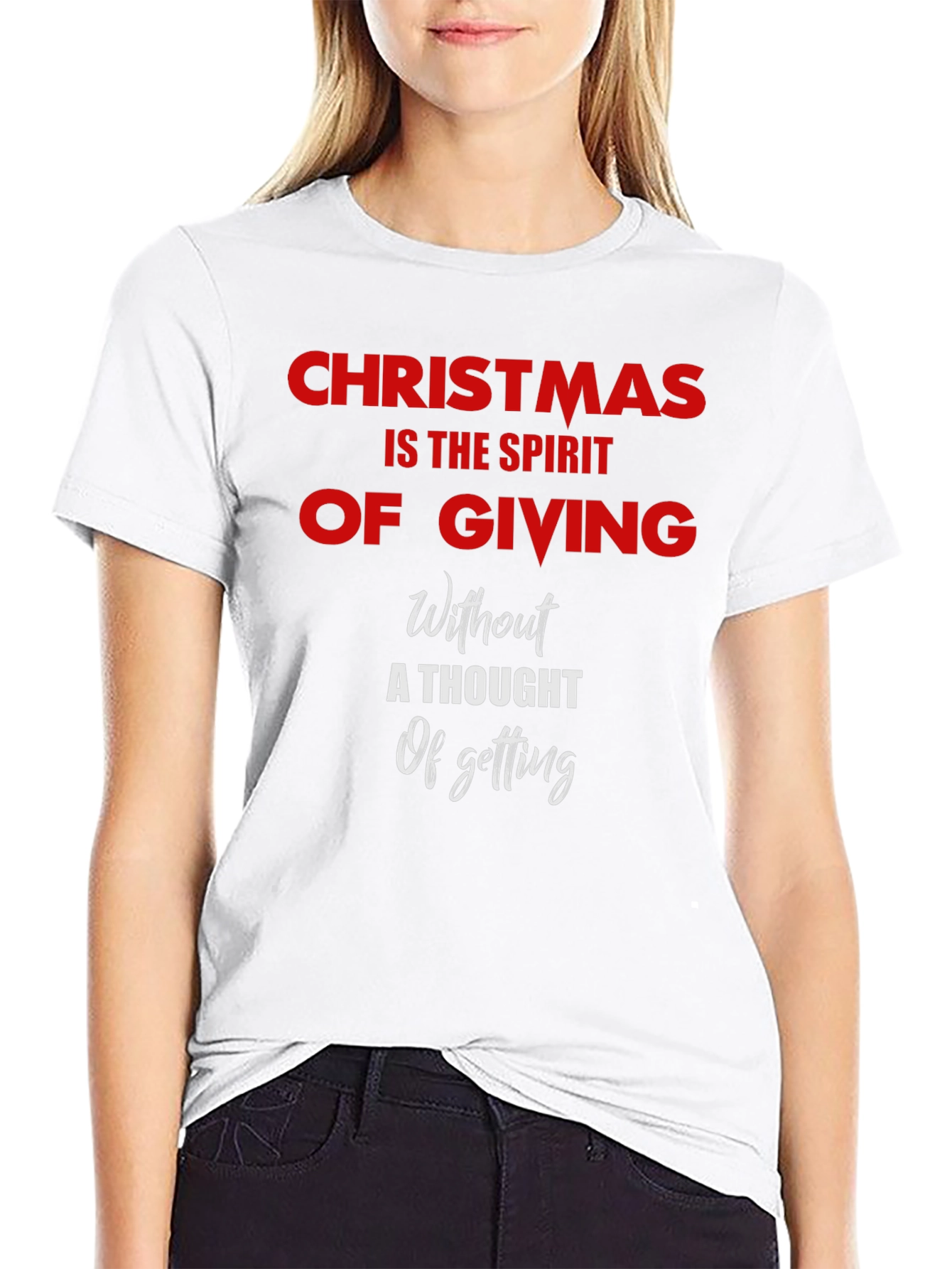 Christmas Spirit Giving T-Shirt - Holiday Charity Tee