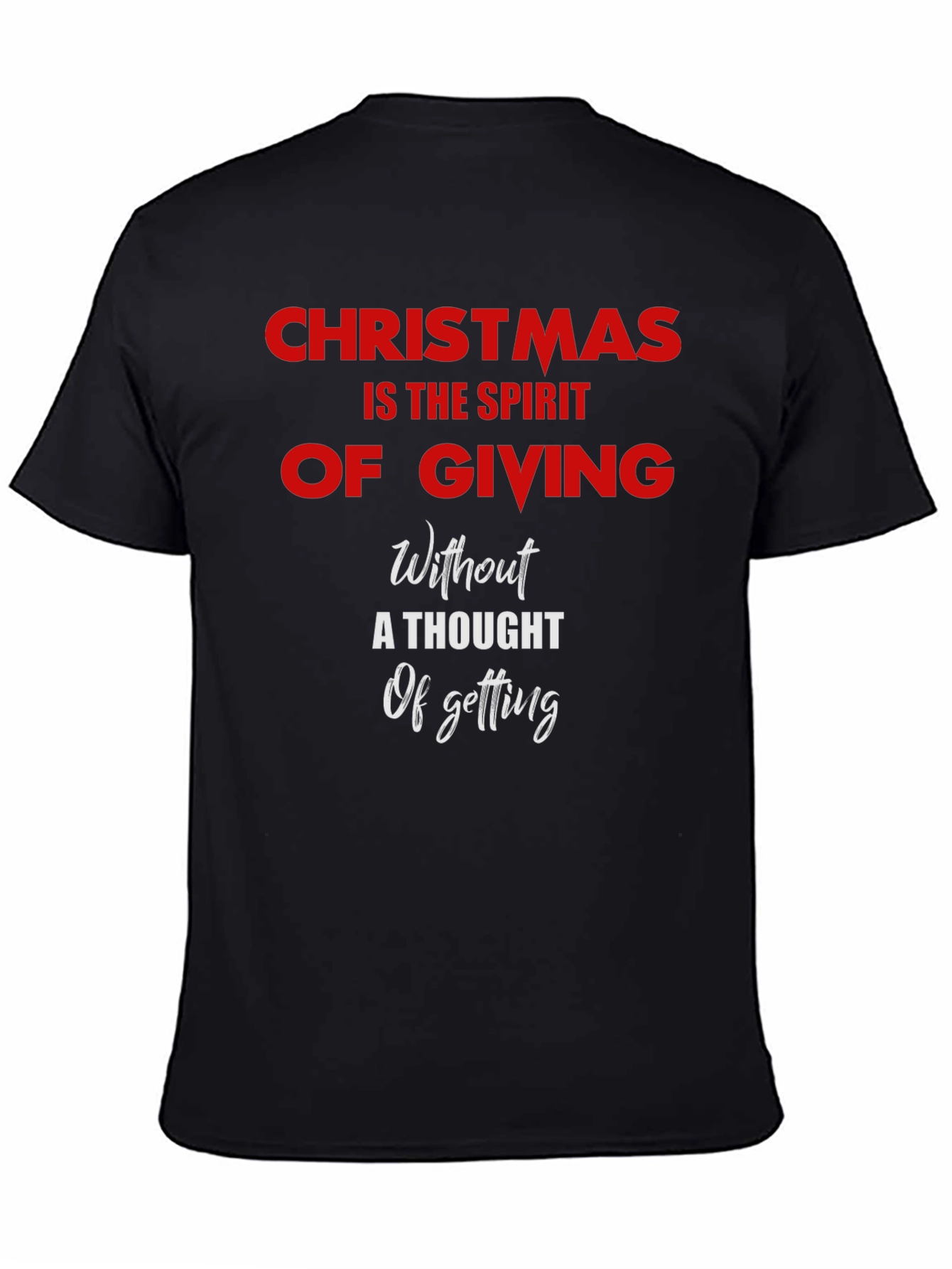 Christmas Spirit Giving T-Shirt - Holiday Charity Tee