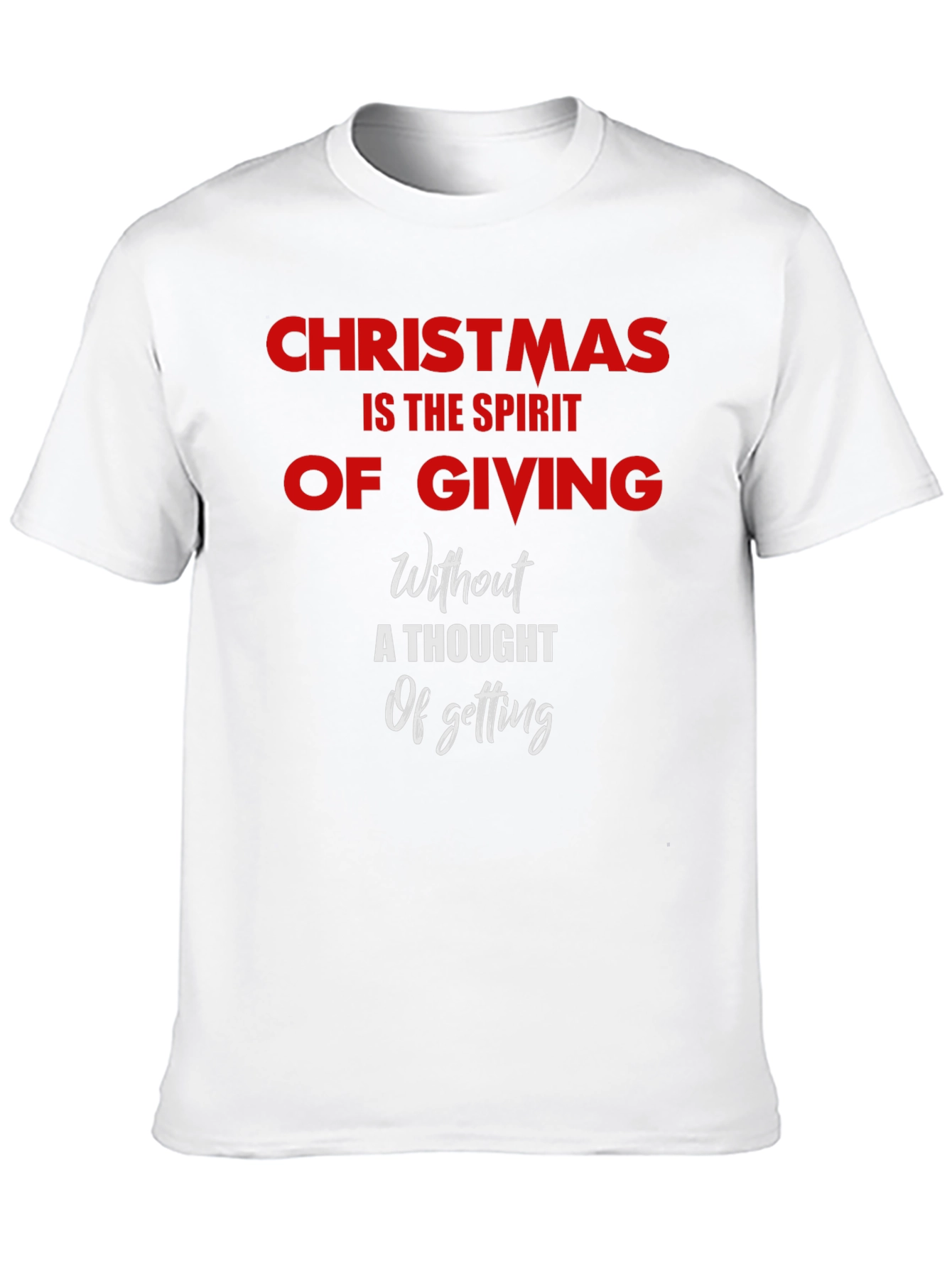 Christmas Spirit Giving T-Shirt - Holiday Charity Tee