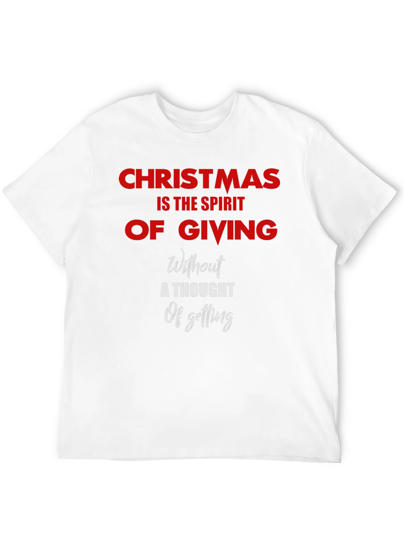 Christmas Spirit Giving T-Shirt - Holiday Charity Tee