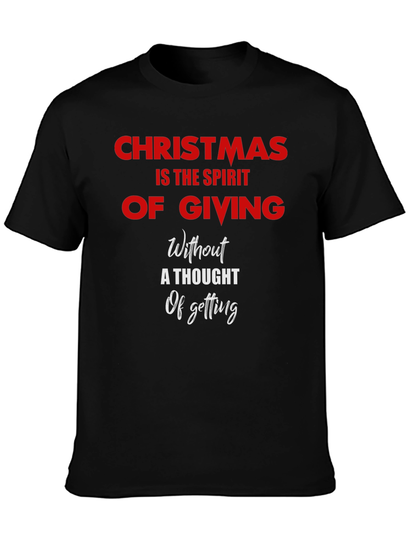 Christmas Spirit Giving T-Shirt - Holiday Charity Tee
