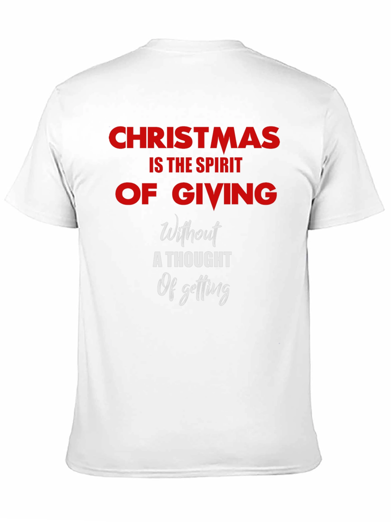 Christmas Spirit Giving T-Shirt - Holiday Charity Tee