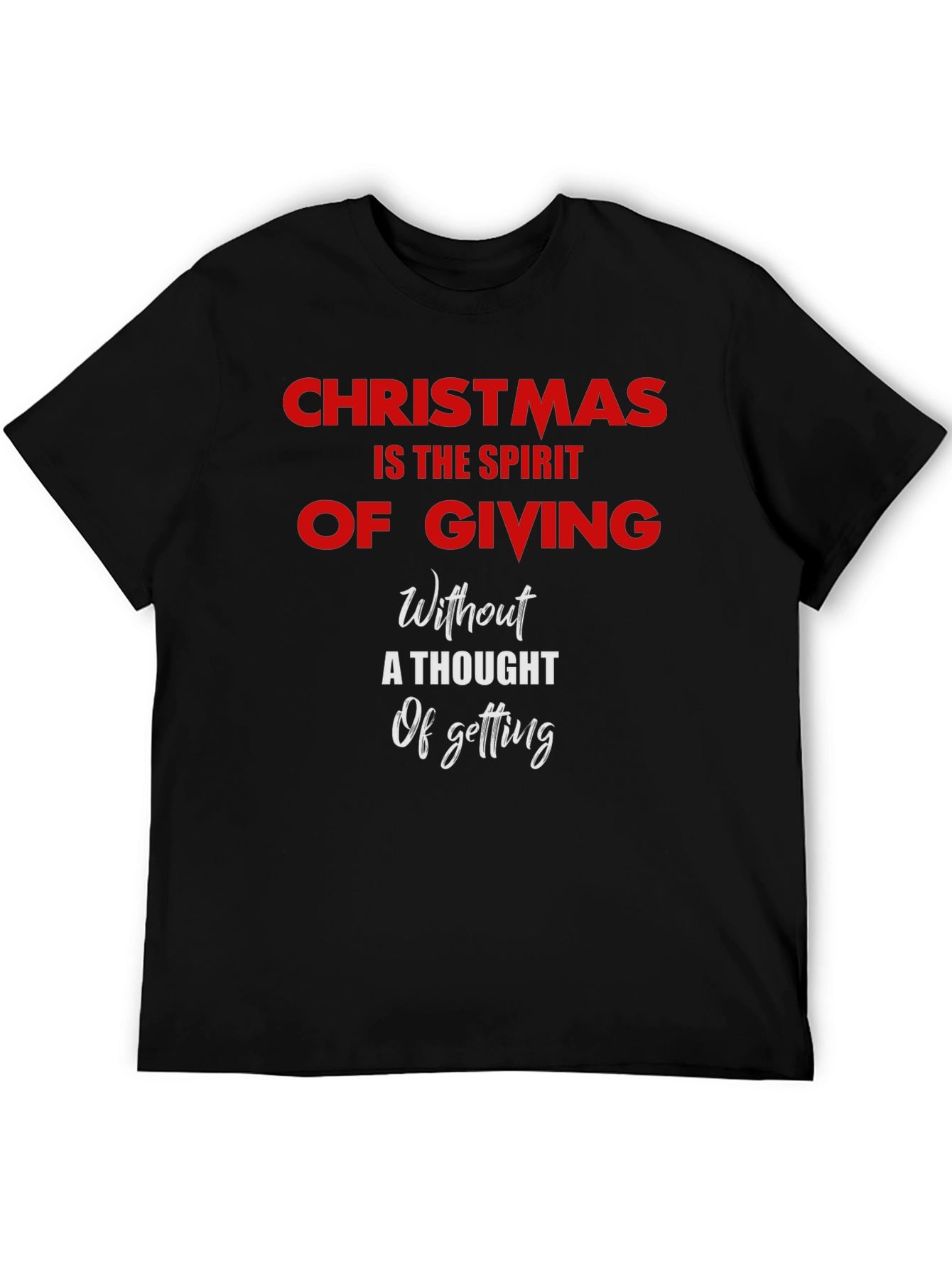 Christmas Spirit Giving T-Shirt - Holiday Charity Tee