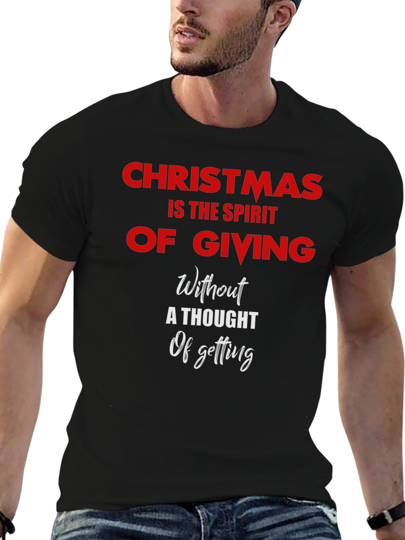 Christmas Spirit Giving T-Shirt - Holiday Charity Tee