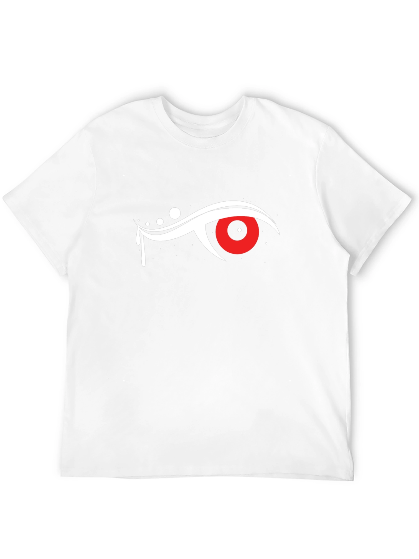 Mens Black T-Shirt with Eye Graphic