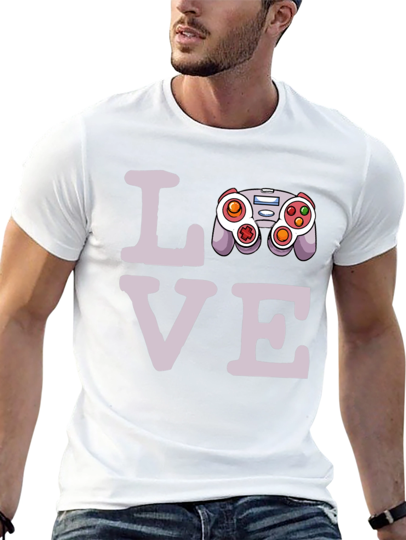 Love Gaming Graphic Tee - Gamer T-Shirt