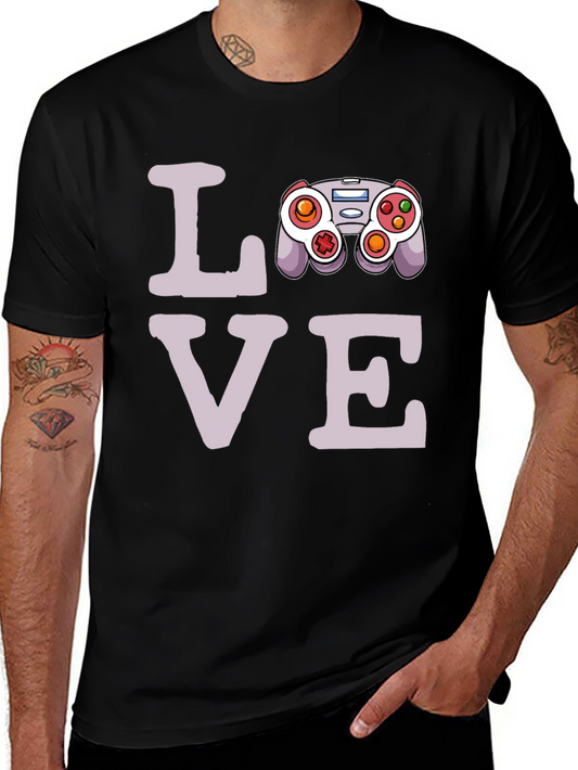 Love Gaming Graphic Tee - Gamer T-Shirt