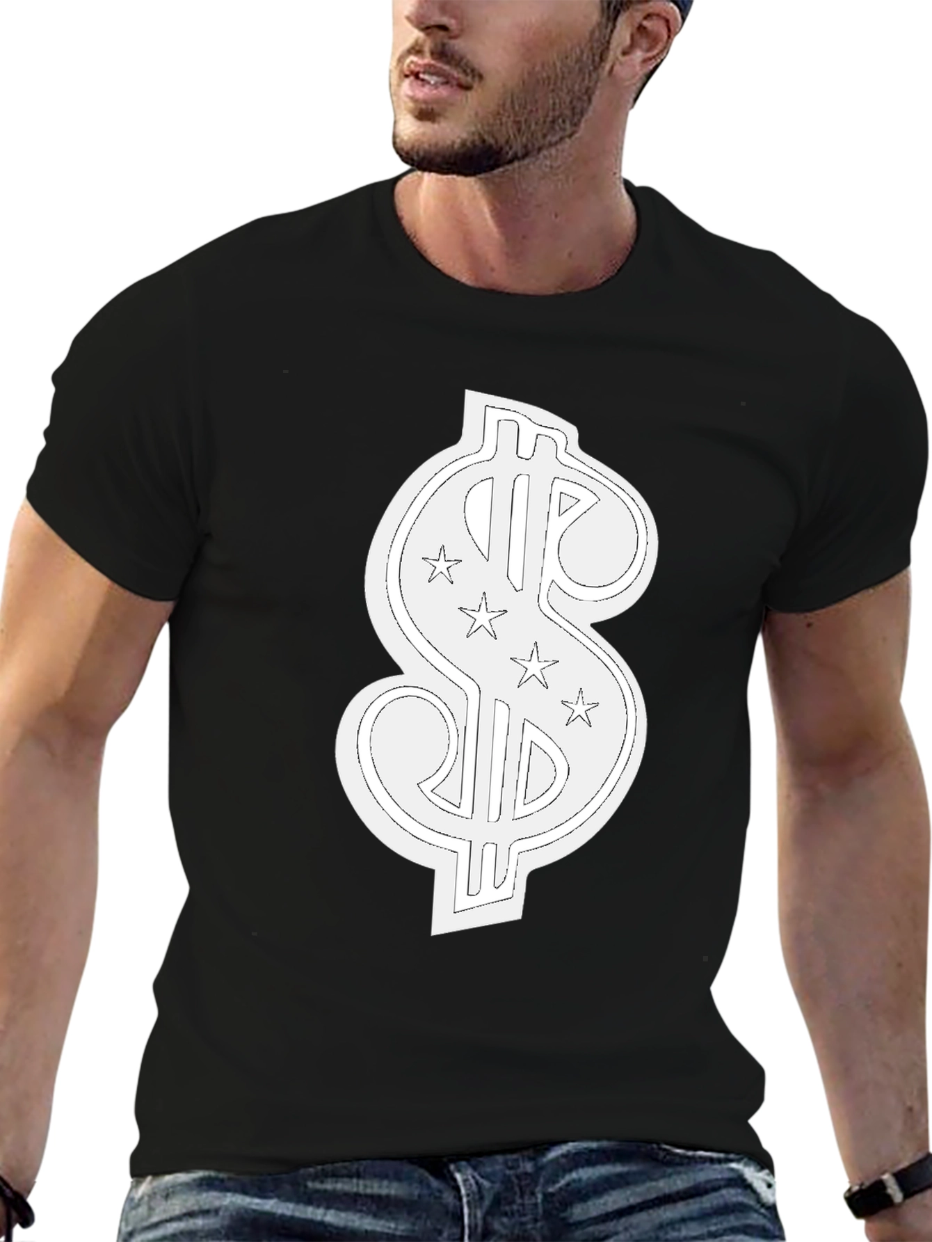Dollar Sign T-Shirt - Black