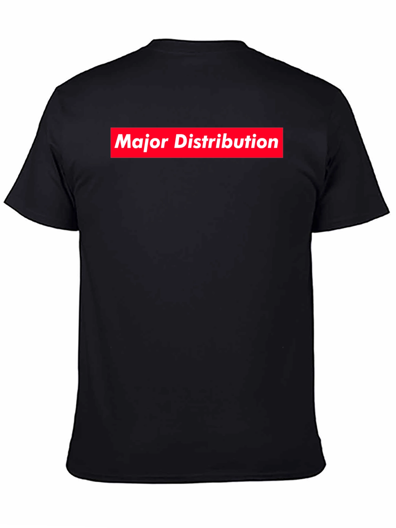 Major Distribution Black Graphic Tee