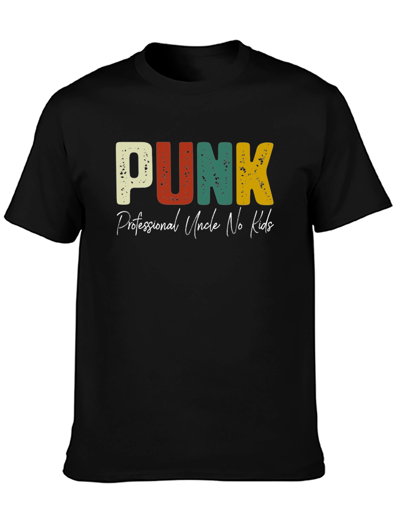 PUNK Professional Uncle No Kids Graphic T-Shirt