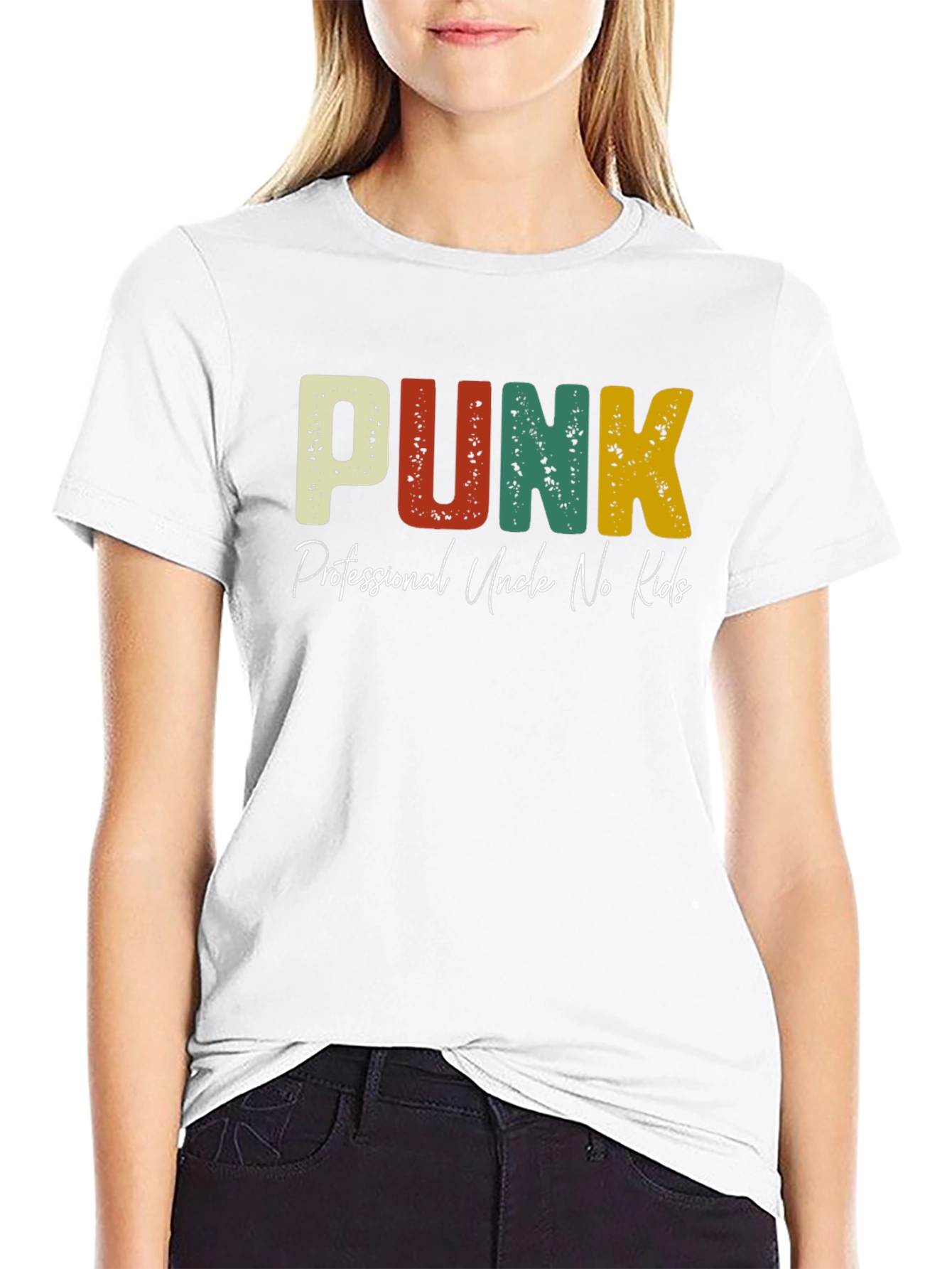 PUNK Professional Uncle No Kids Graphic T-Shirt