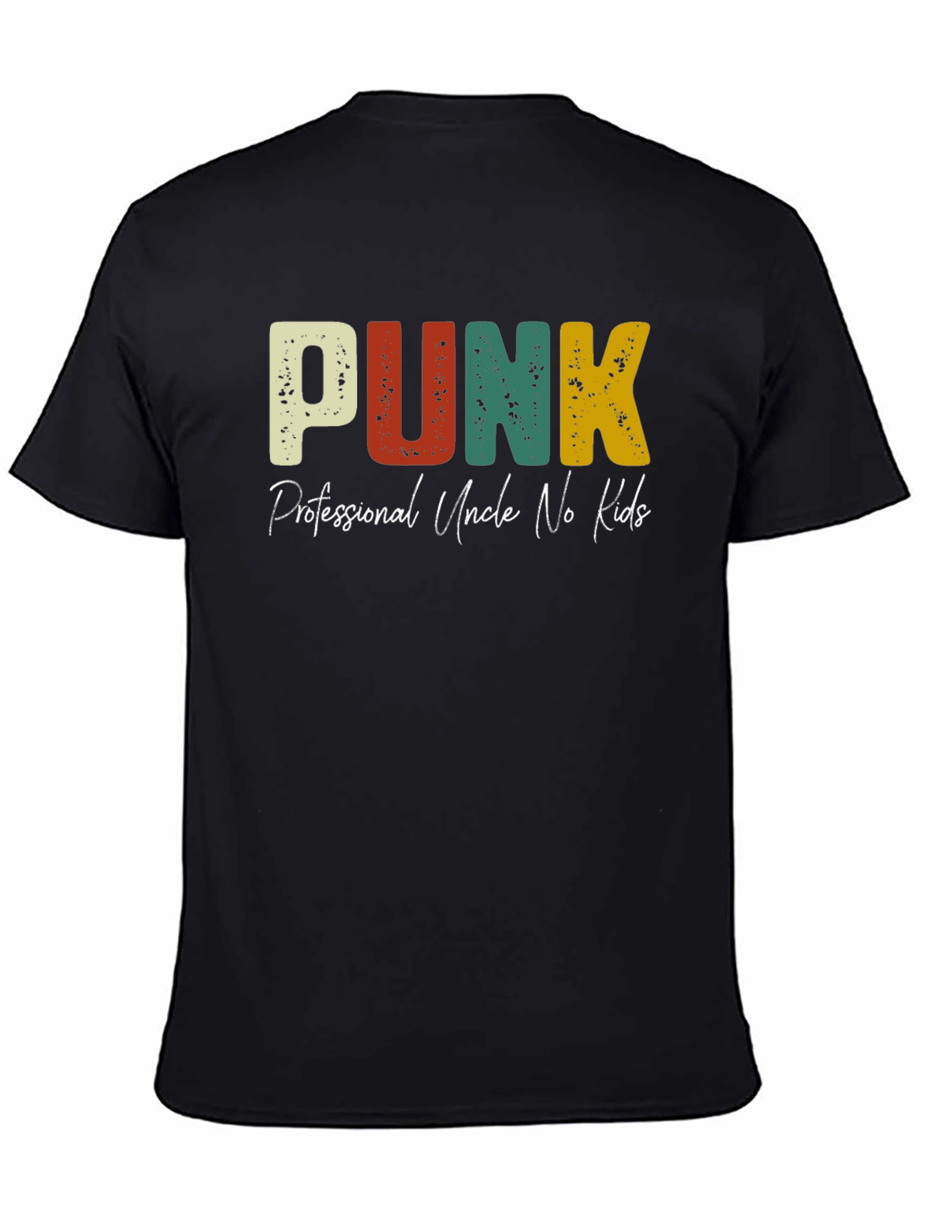 PUNK Professional Uncle No Kids Graphic T-Shirt