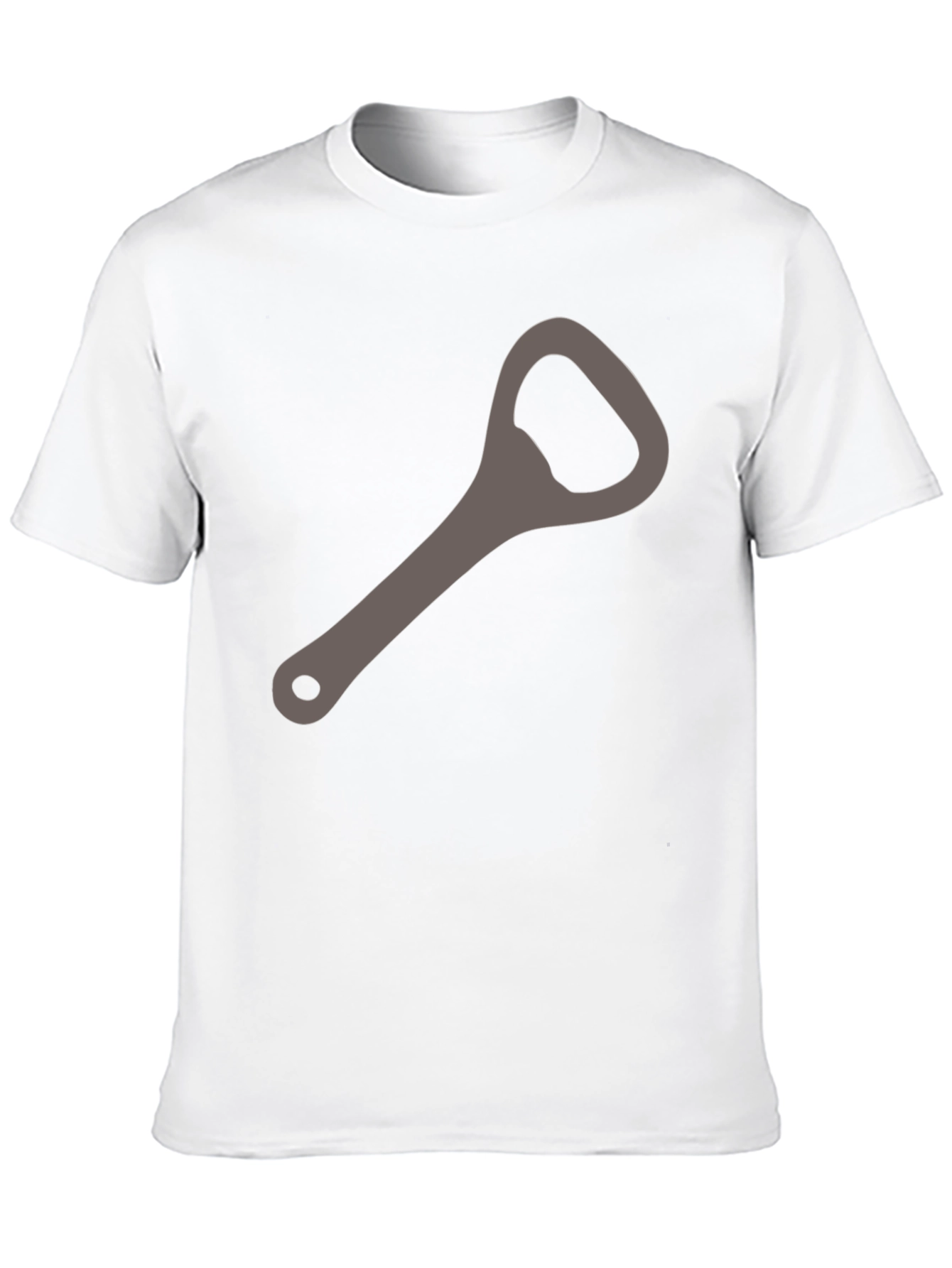 Bottle Opener Graphic Tee - Casual Black Shirt