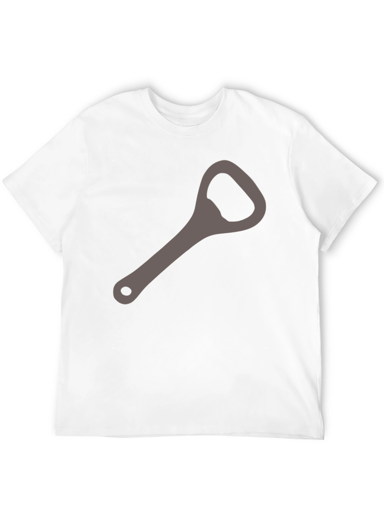 Bottle Opener Graphic Tee - Casual Black Shirt