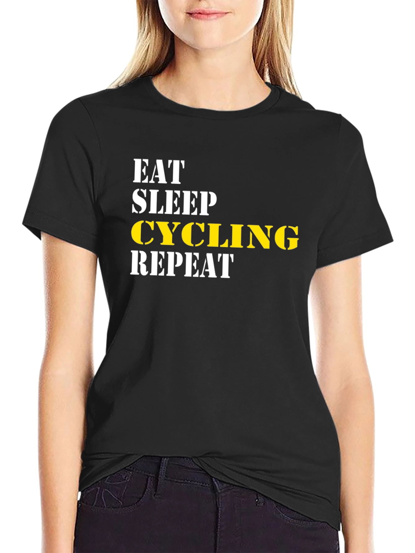 Eat Sleep Cycling Repeat T-Shirt