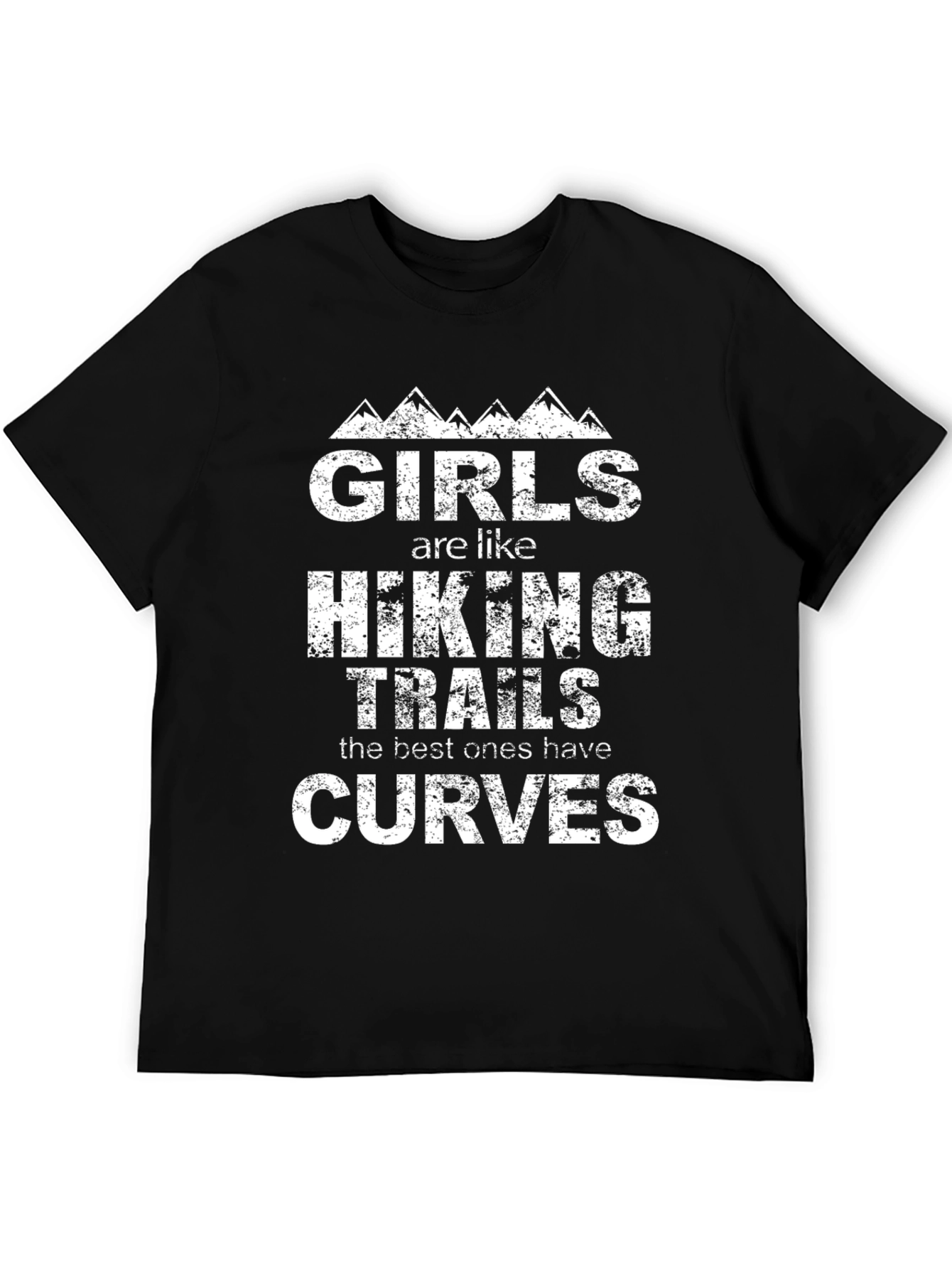 Girls Hiking Trails Curves Graphic T-Shirt