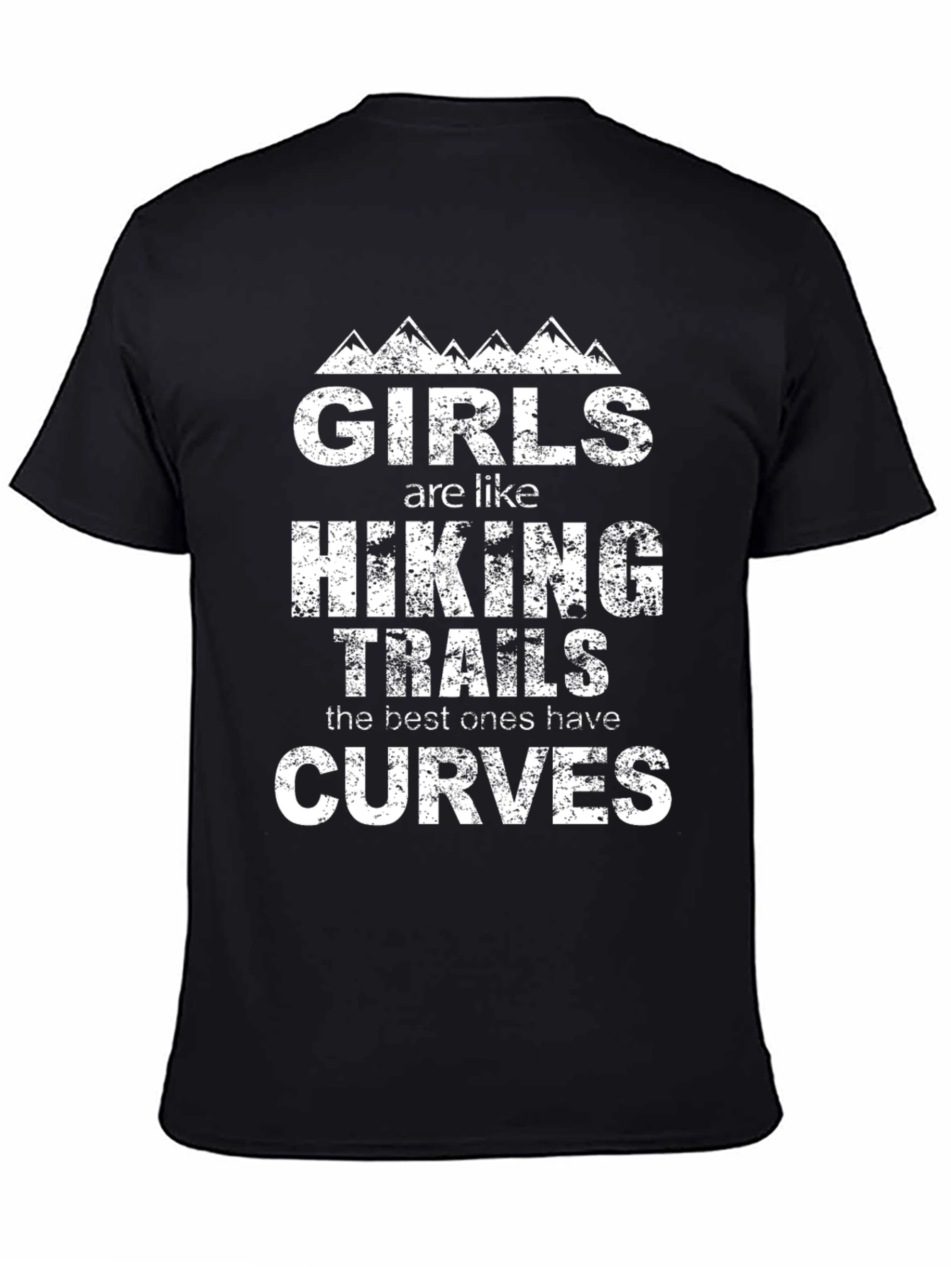 Girls Hiking Trails Curves Graphic T-Shirt