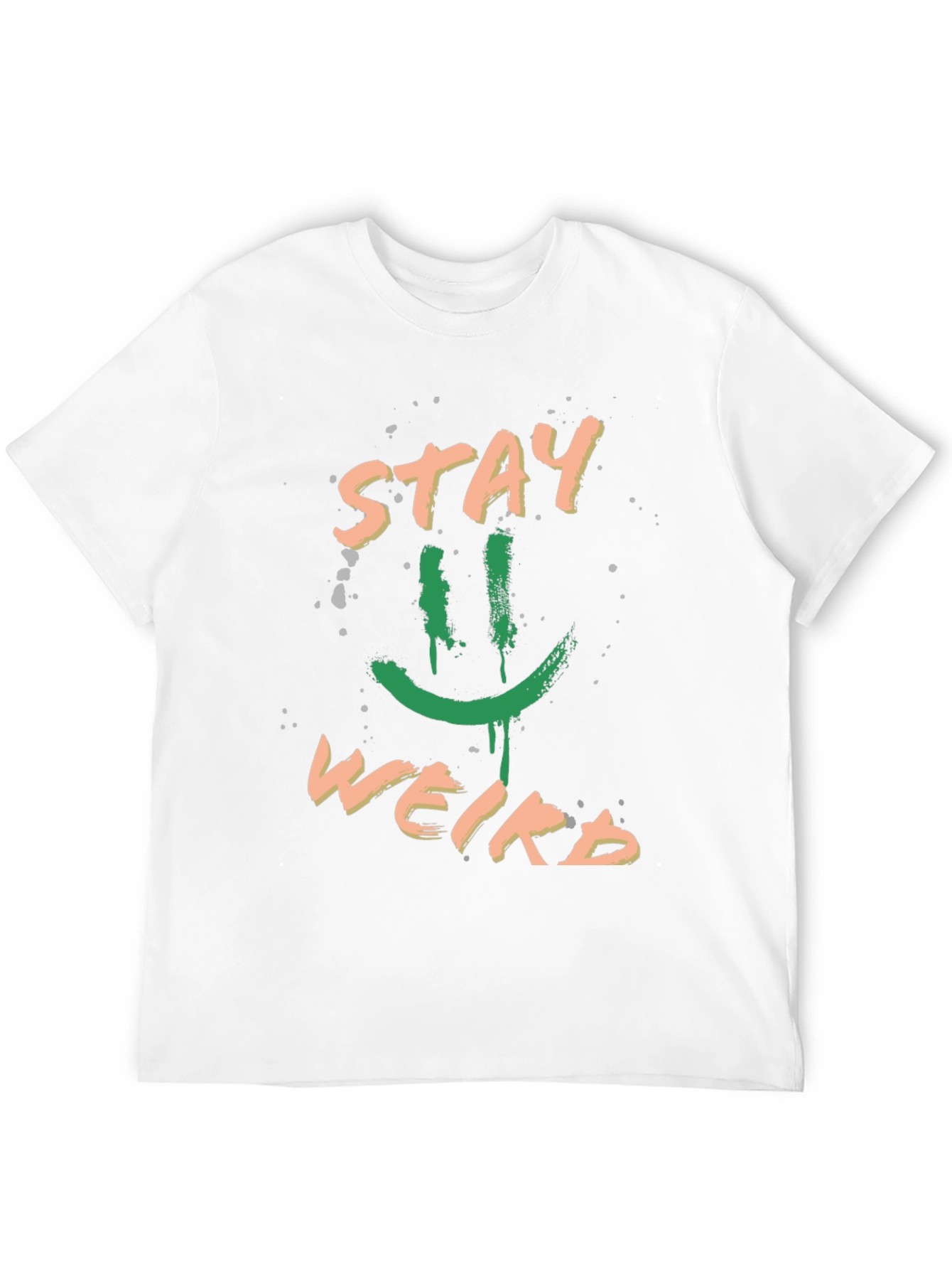Stay Weird Graphic Tee - Trendy Black T-Shirt
