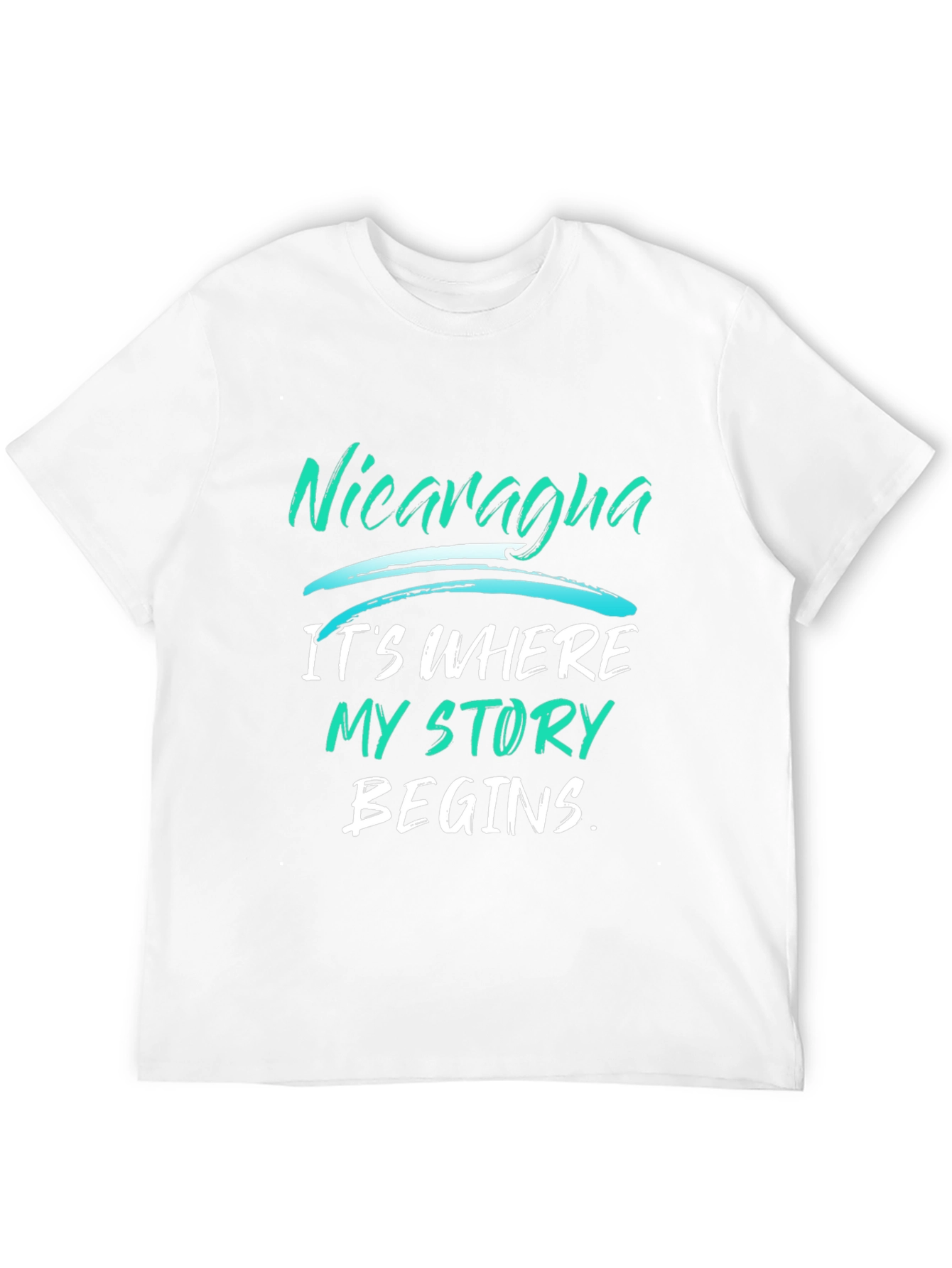 Nicaragua Story T-Shirt - Black Graphic Tee