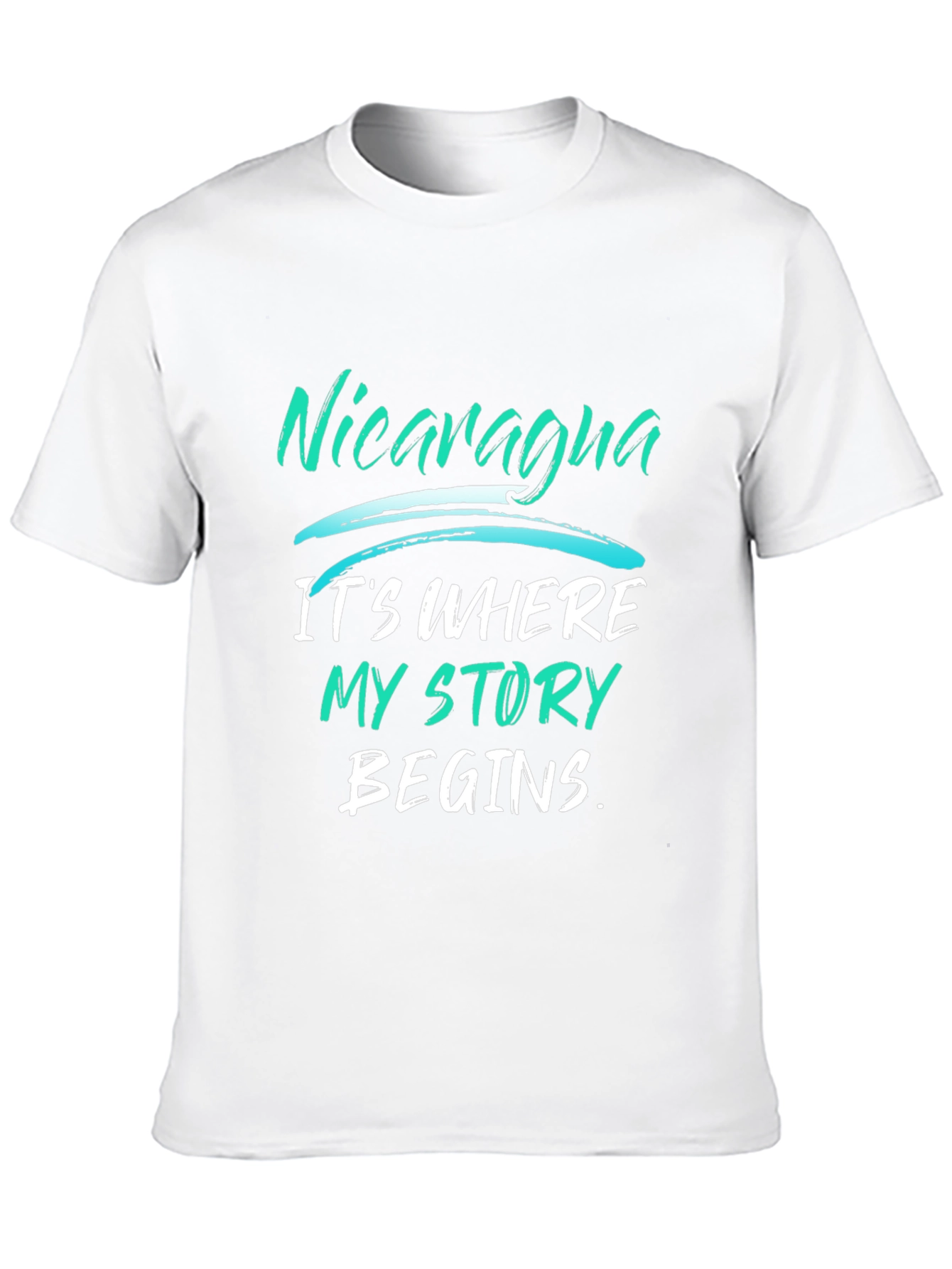 Nicaragua Story T-Shirt - Black Graphic Tee