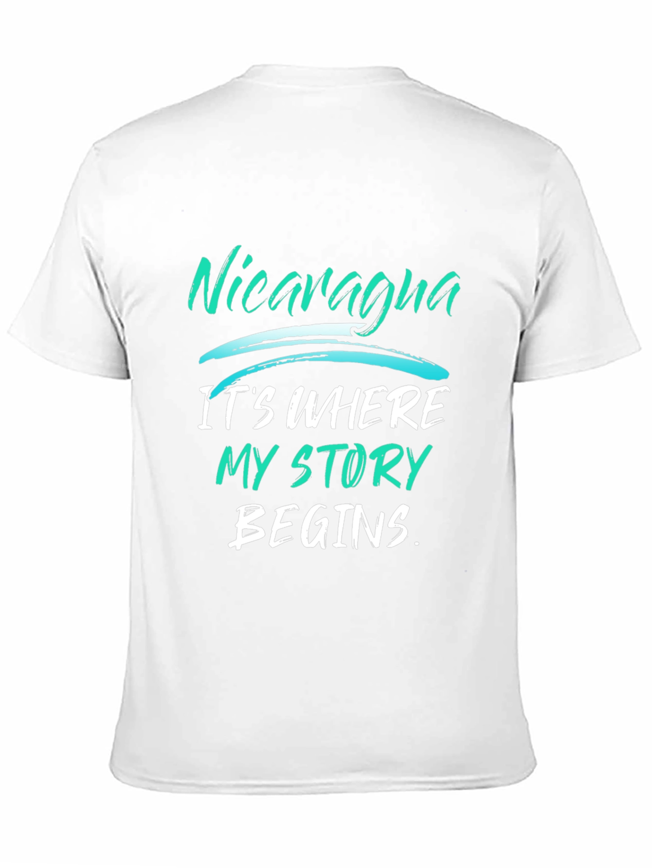 Nicaragua Story T-Shirt - Black Graphic Tee