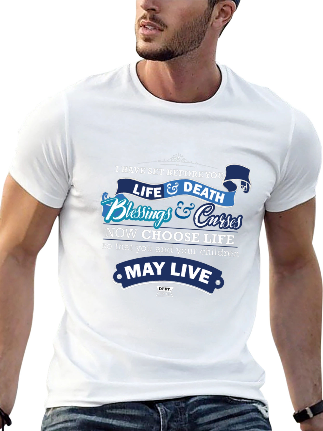 Choose Life T-Shirt: Blessings & Curses Graphic Tee