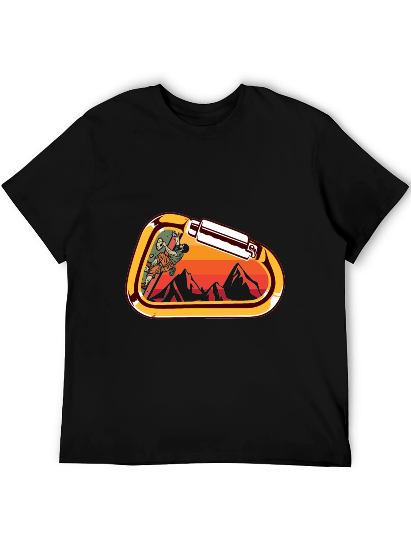 Climbing Carabiner Graphic T-Shirt