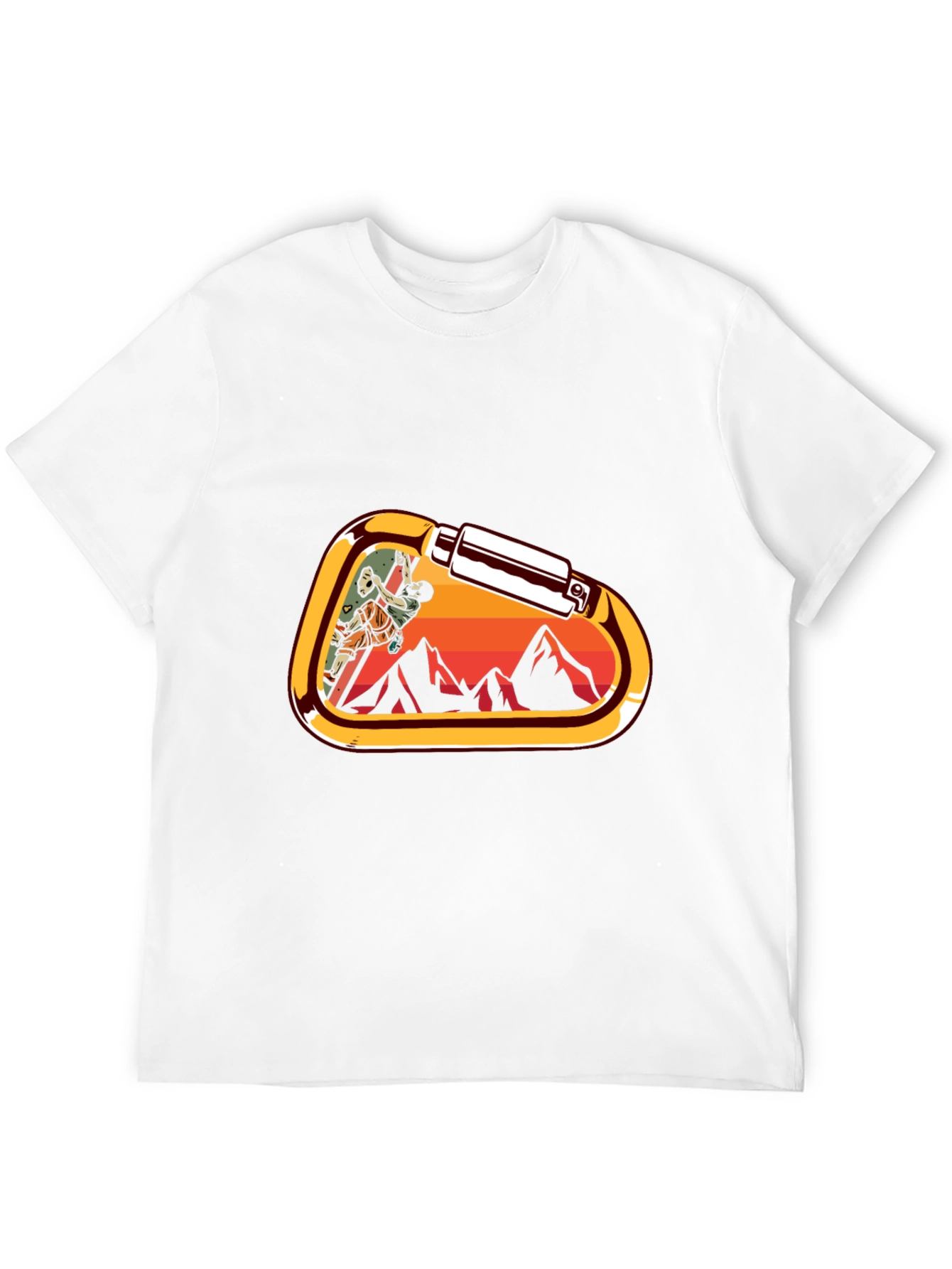 Climbing Carabiner Graphic T-Shirt