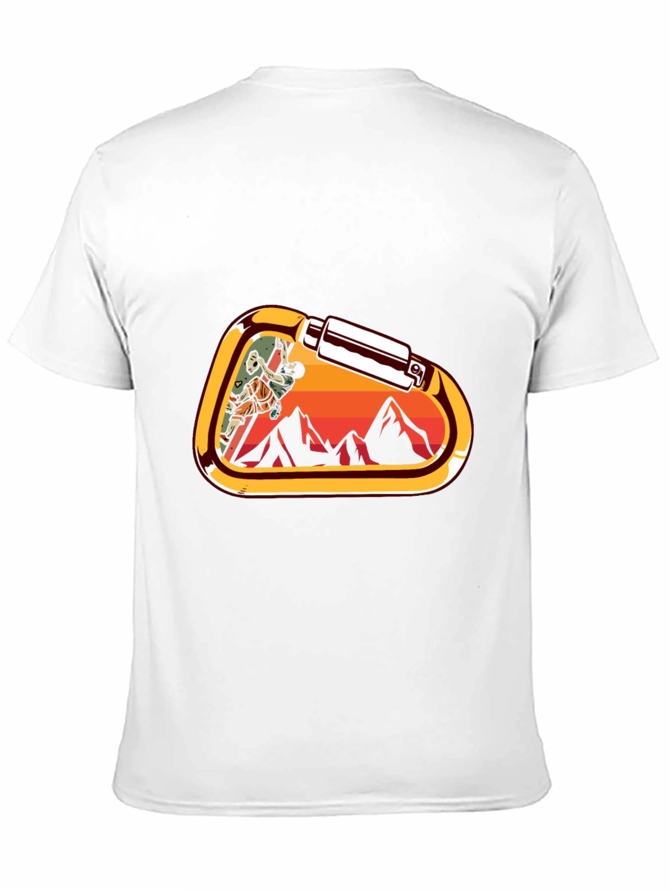 Climbing Carabiner Graphic T-Shirt
